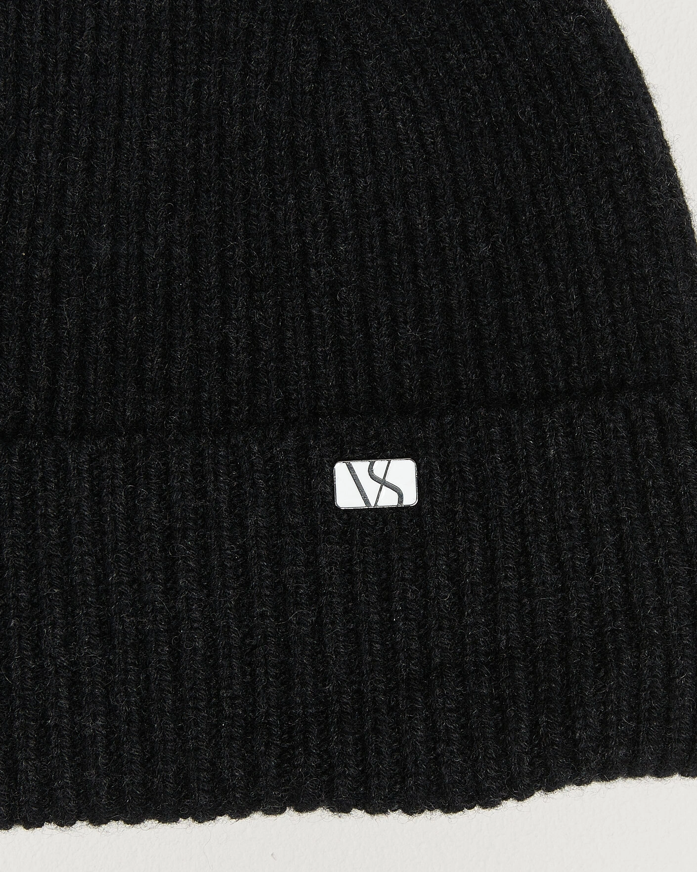Herr | Hattar & kepsar | Varsity Headwear | Wool/Cashmere Beanie Charcoal Black