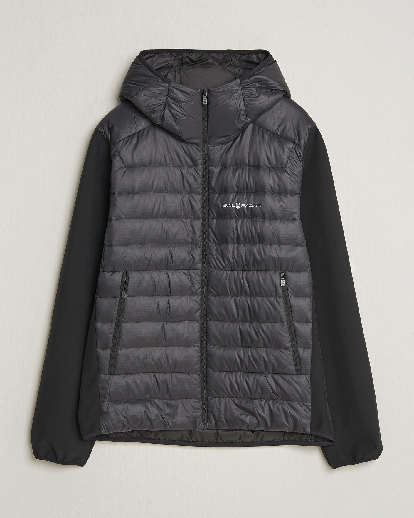 Herr | Jackor | Sail Racing | Spray Down Hooded Hybrid Jacket Carbon
