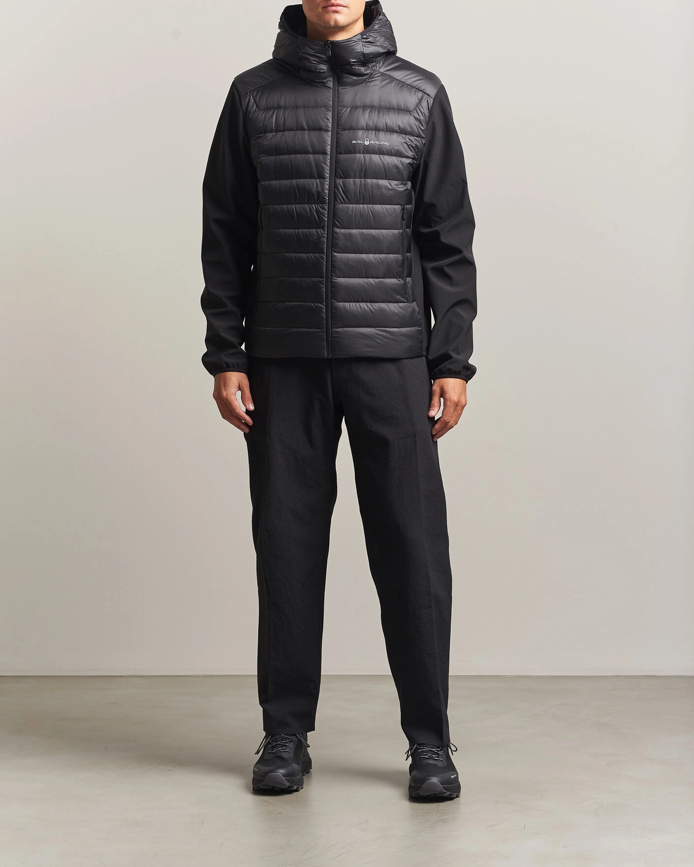 Herr | Jackor | Sail Racing | Spray Down Hooded Hybrid Jacket Carbon