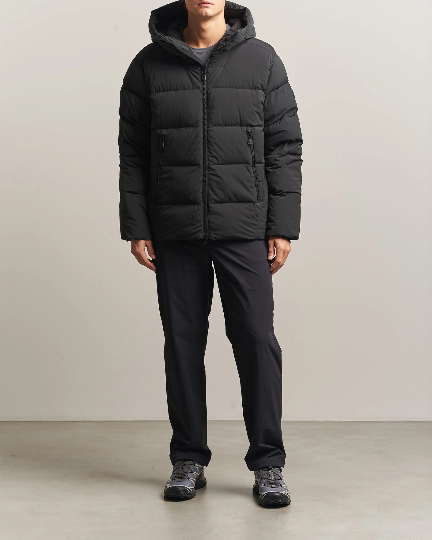 Herr | Jackor | Sail Racing | Cloud Stretch Down Hooded Jacket Carbon