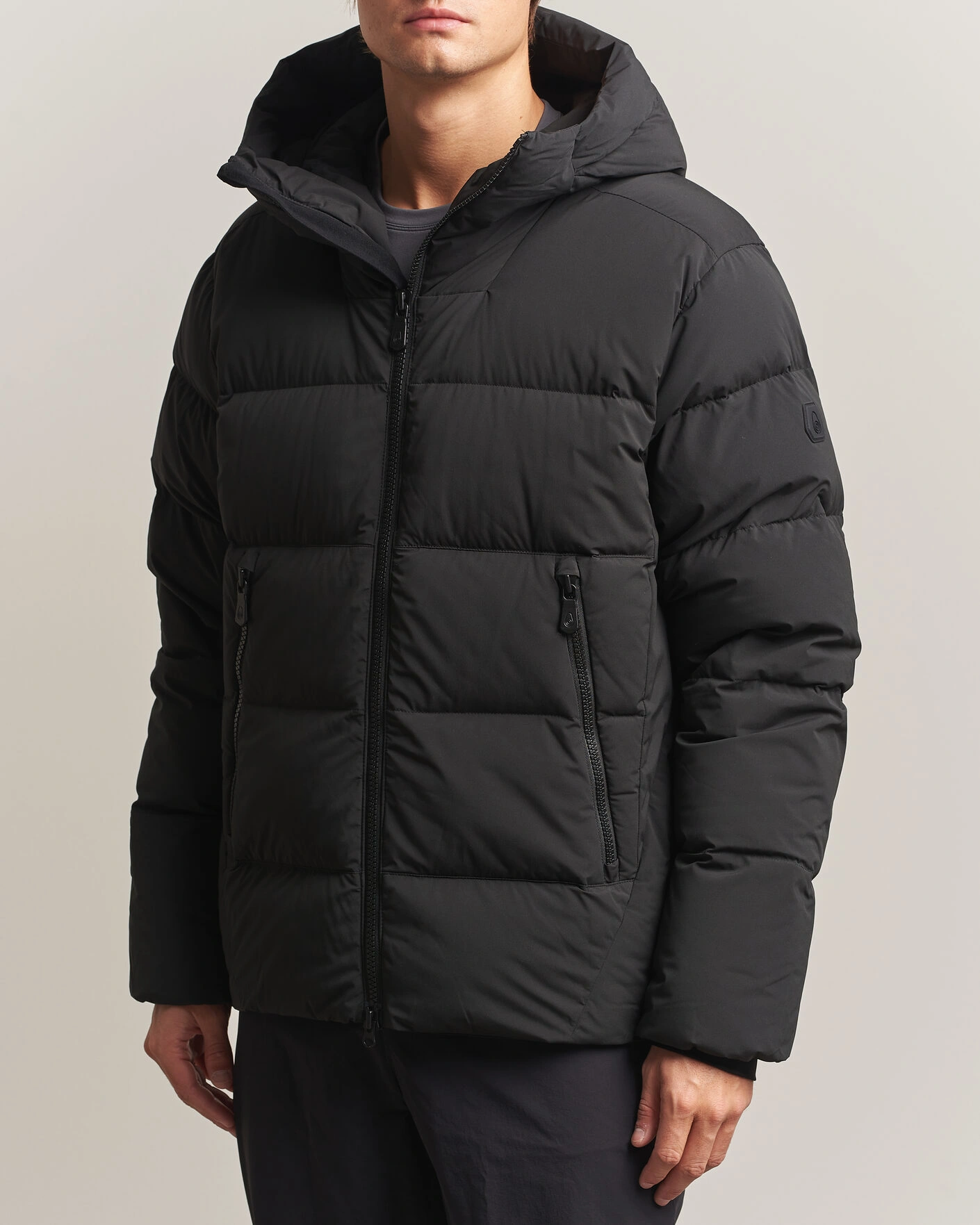Herr | Jackor | Sail Racing | Cloud Stretch Down Hooded Jacket Carbon