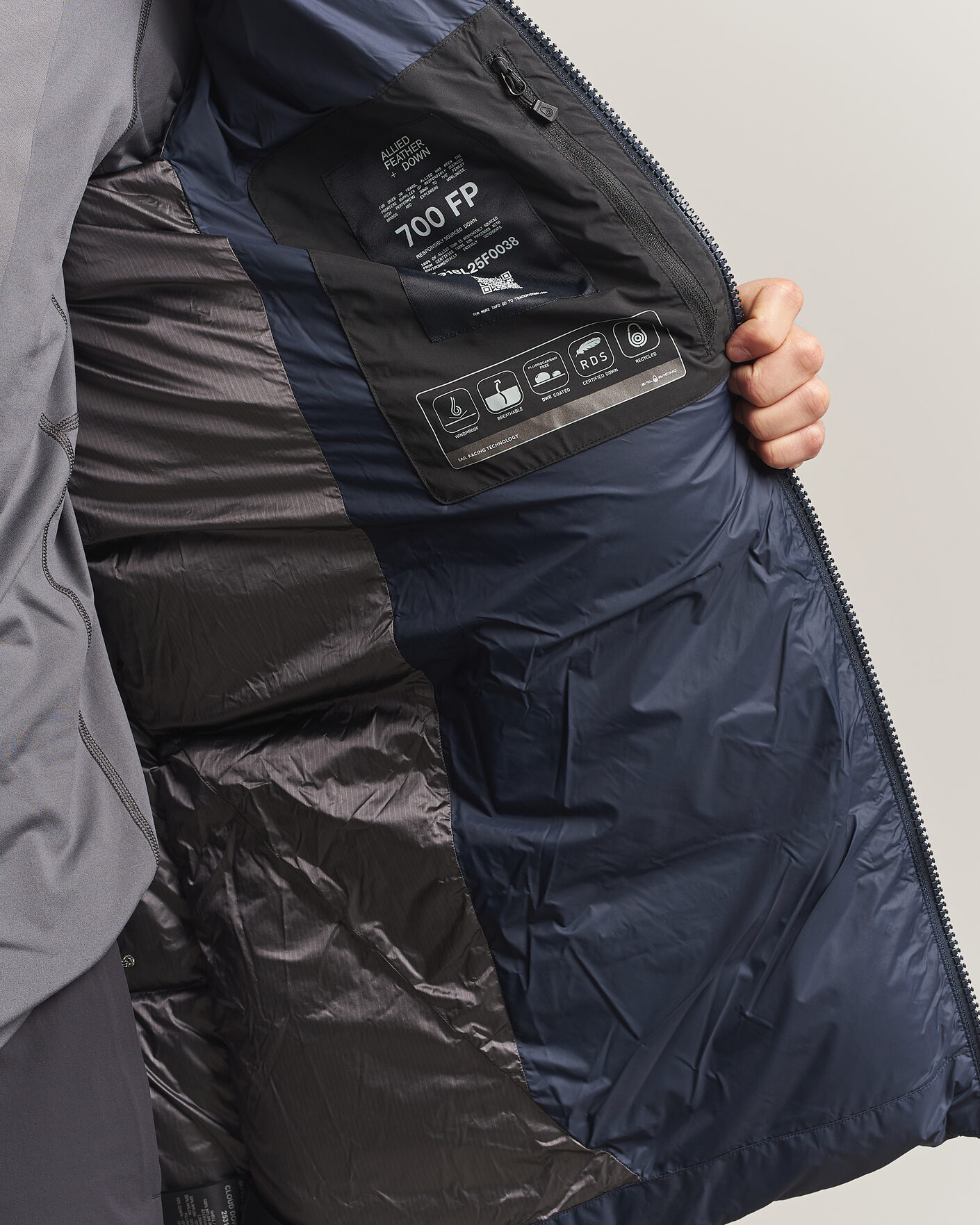 Herr | Jackor | Sail Racing | Cloud Down Hooded Parka Dark Navy