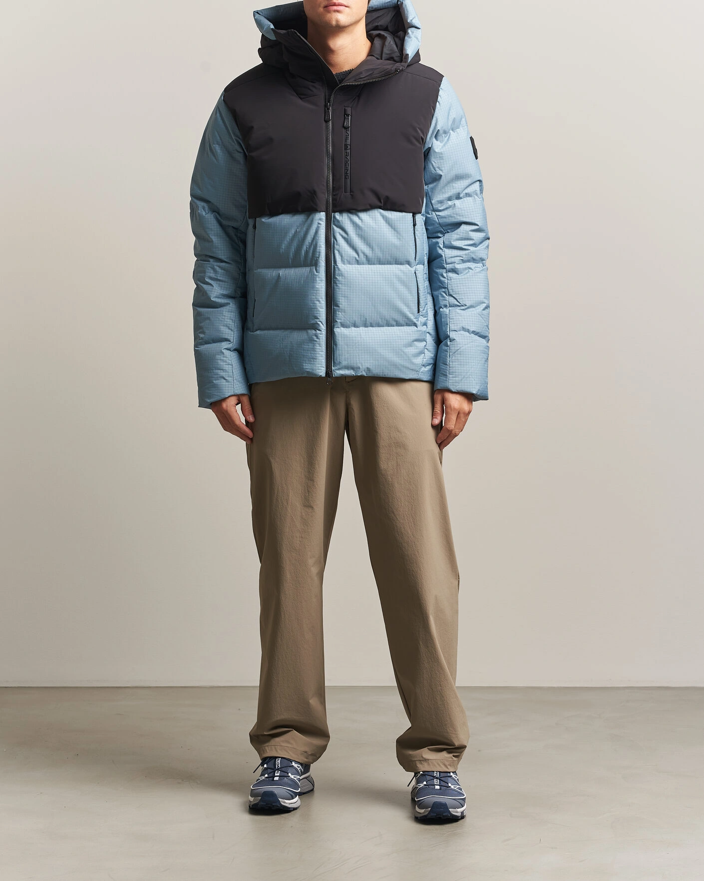 Herr | Jackor | Sail Racing | Polar Down Hooded Jacket Aurora Blue