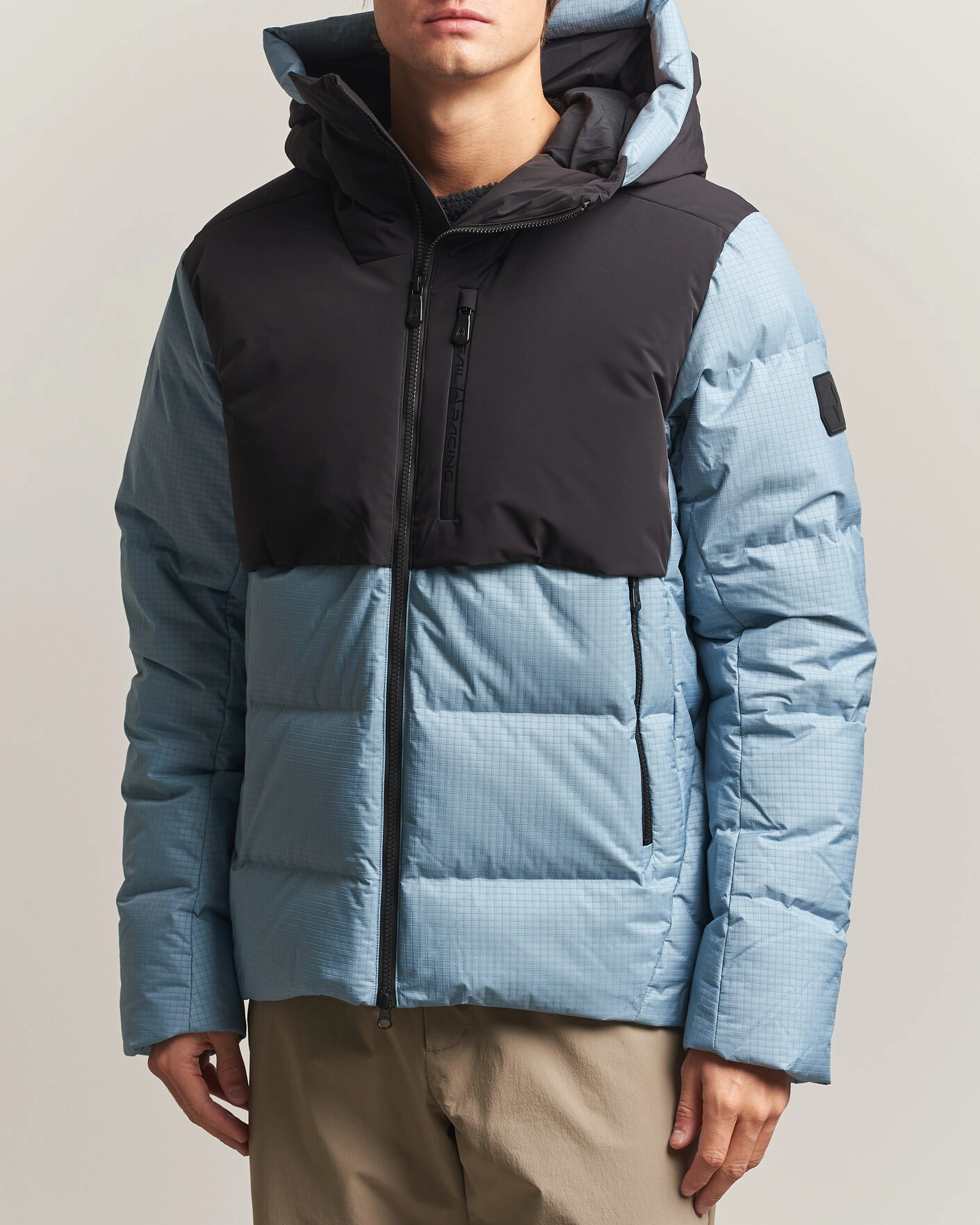 Herr | Jackor | Sail Racing | Polar Down Hooded Jacket Aurora Blue