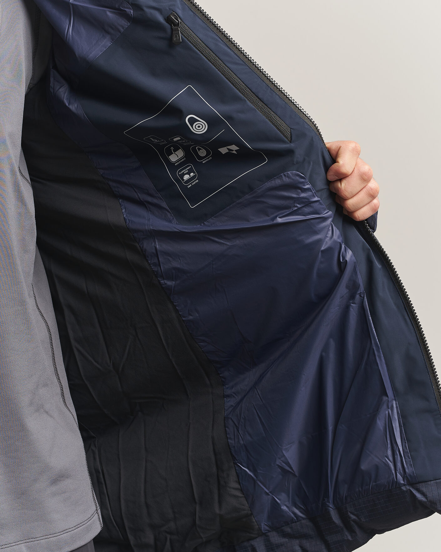Herr | Jackor | Sail Racing | Polar Down Hooded Parka Dark Navy