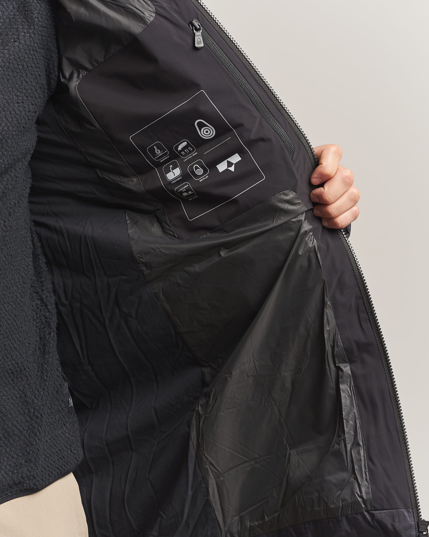 Herr | Jackor | Sail Racing | Polar Down Hooded Parka Carbon