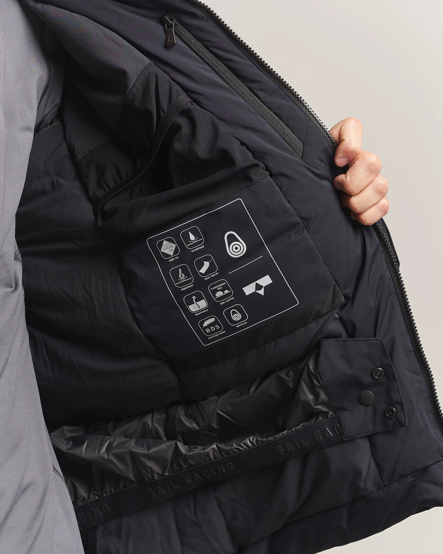Herr | Jackor | Sail Racing | Polar Gore-Tex Hooded Jacket Carbon