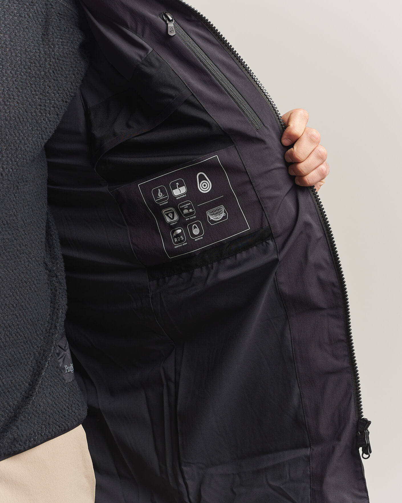 Herr | Jackor | Sail Racing | Arc Down Hooded Parka Carbon