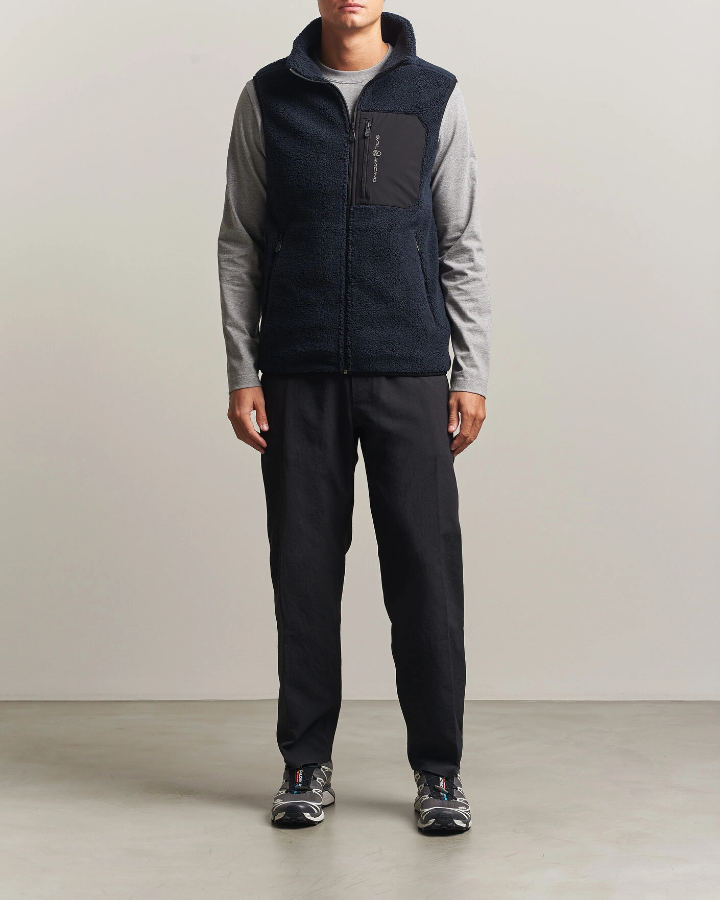 Herr | Västar | Sail Racing | Bowman Pile Vest Dark Navy