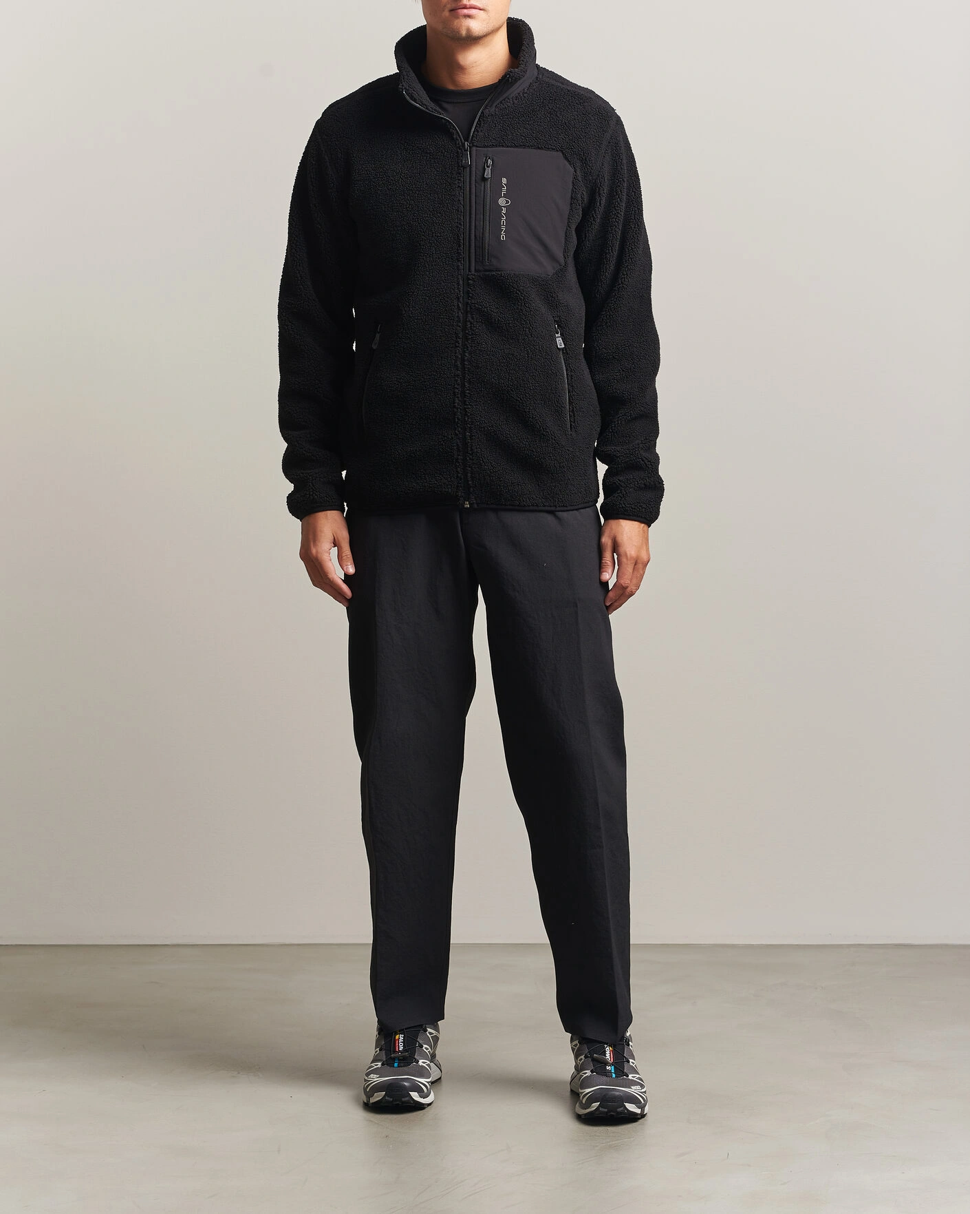 Herr | Tröjor | Sail Racing | Bowman Pile Full Zip Carbon