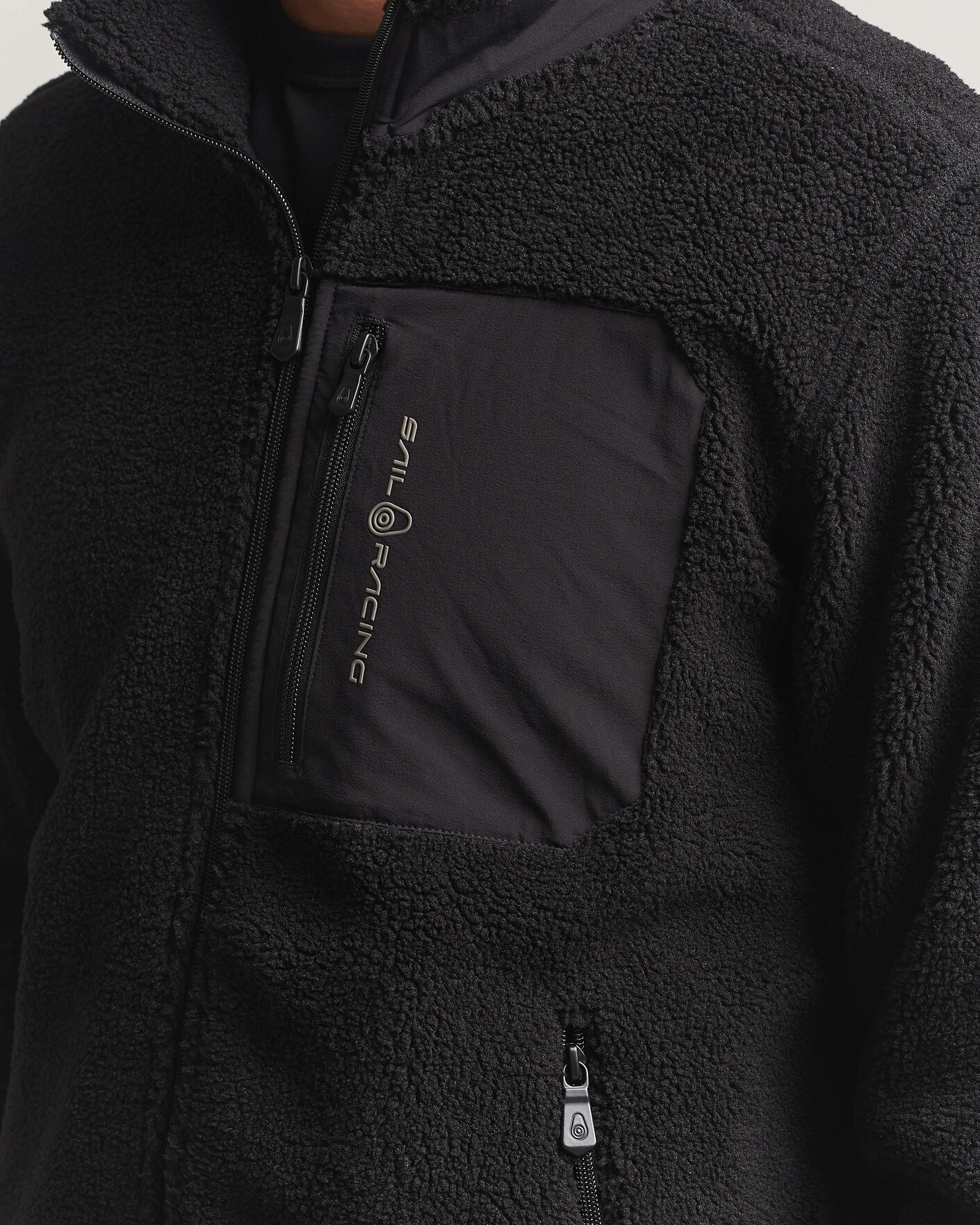 Herr | Tröjor | Sail Racing | Bowman Pile Full Zip Carbon