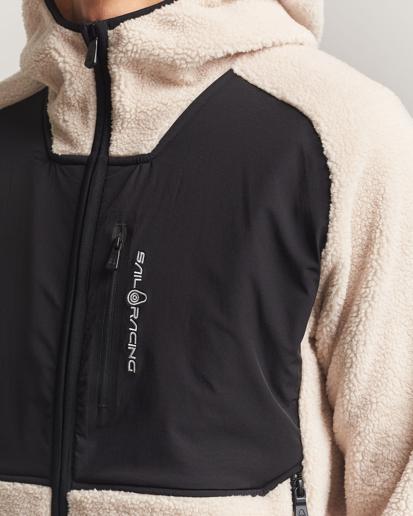 Herr | Tröjor | Sail Racing | Patrol Pile Full Zip Hoodie Ivory