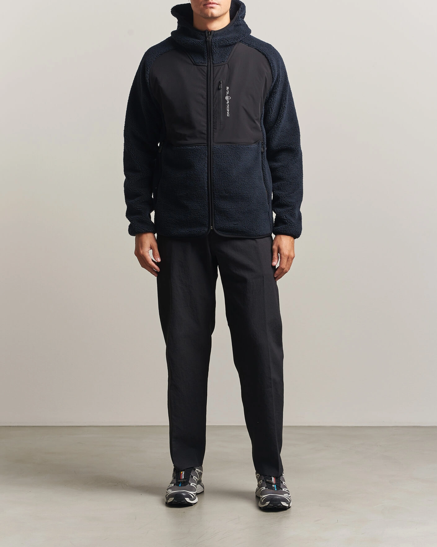 Herr | Tröjor | Sail Racing | Patrol Pile Full Zip Hoodie Dark Navy