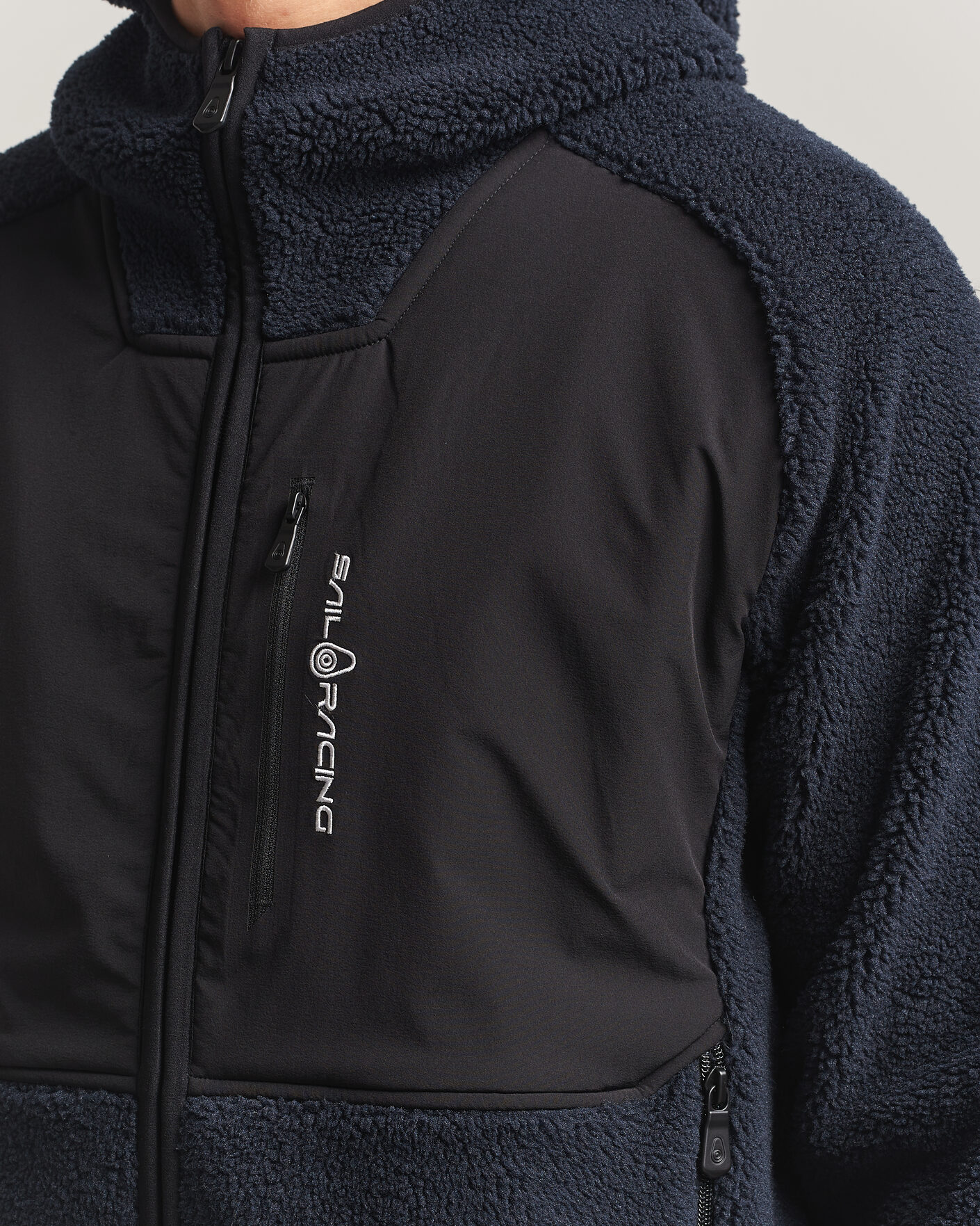 Herr | Tröjor | Sail Racing | Patrol Pile Full Zip Hoodie Dark Navy