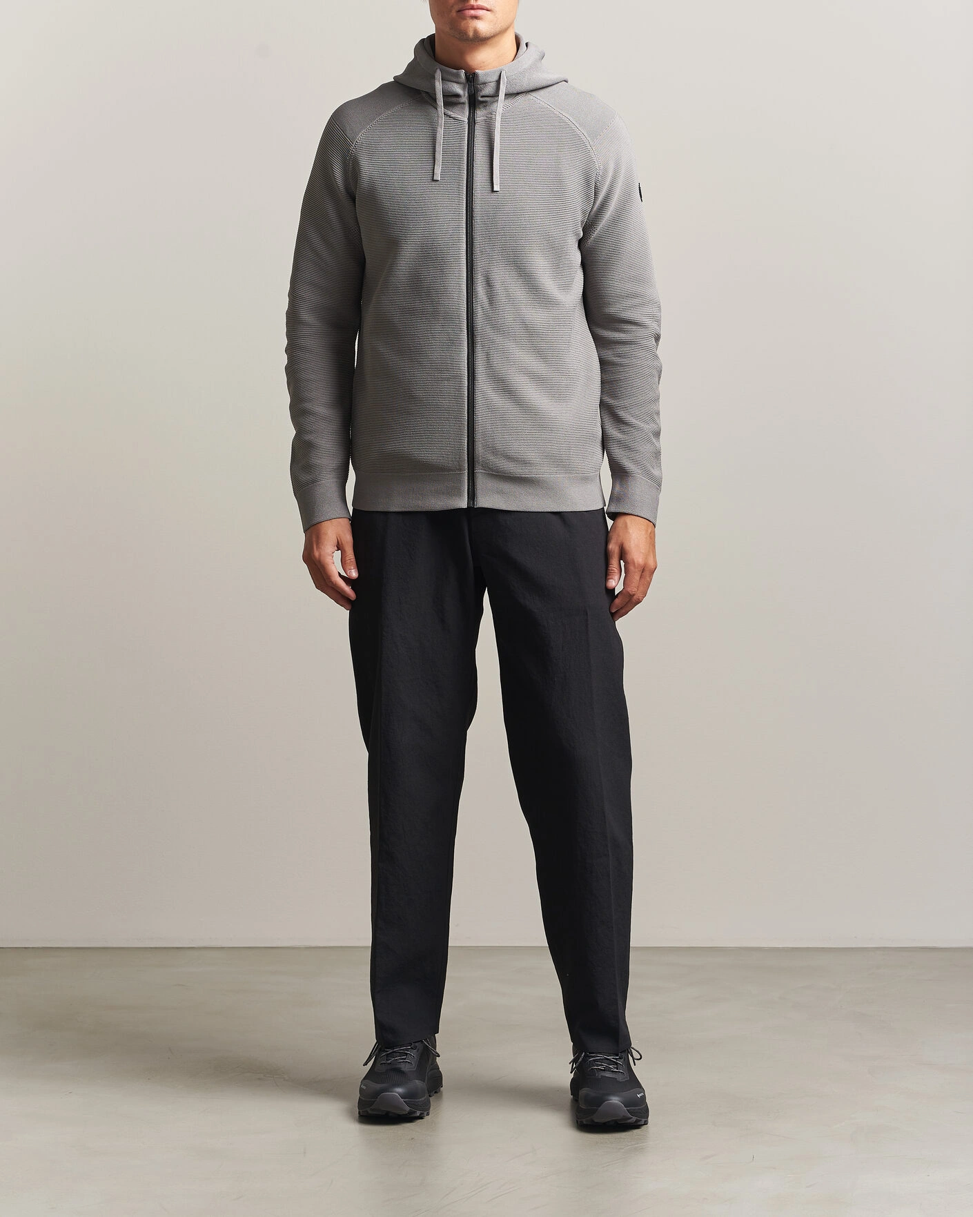 Herr | Tröjor | Sail Racing | Element Seamless Full Zip Hoodie Frost Grey