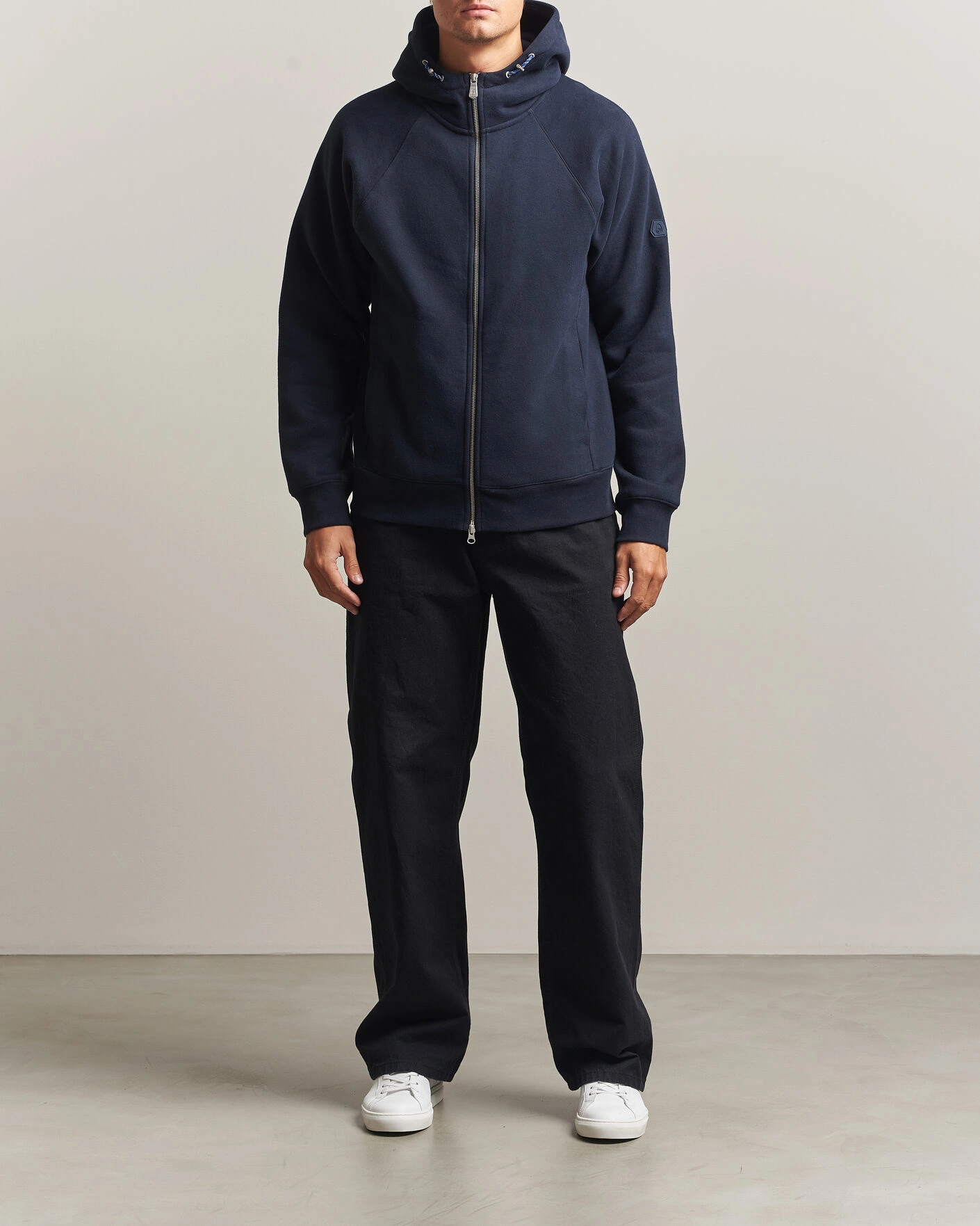 Herr | Tröjor | Sail Racing | Flow Full Zip Hoodie Dark Navy