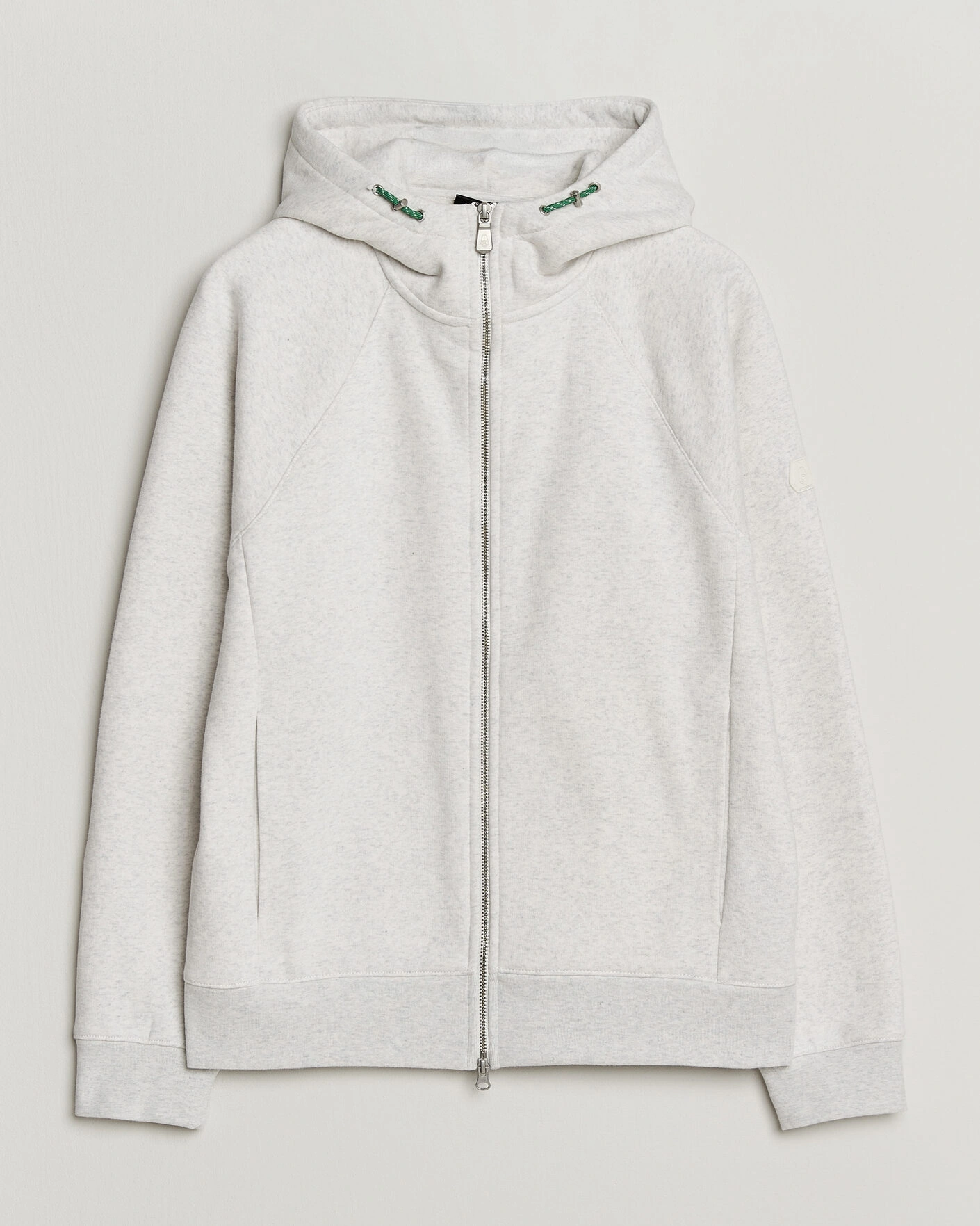 Herr | Tröjor | Sail Racing | Flow Full Zip Hoodie Light Grey Melange