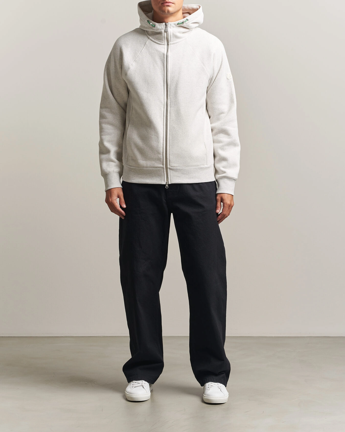 Herr | Tröjor | Sail Racing | Flow Full Zip Hoodie Light Grey Melange