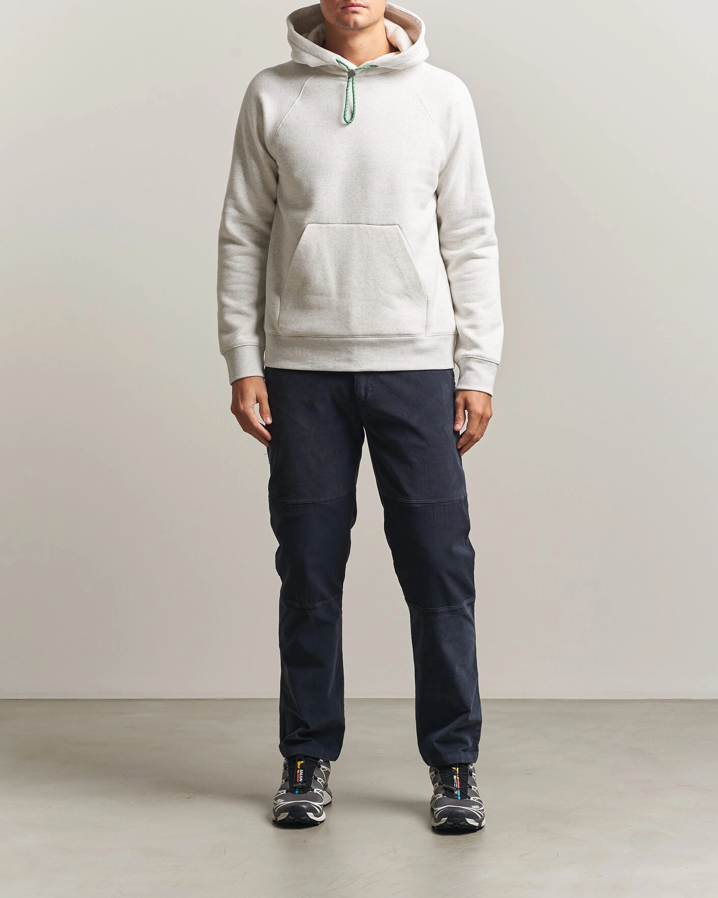 Herr | Tröjor | Sail Racing | Flow Hoodie Light Grey Melange