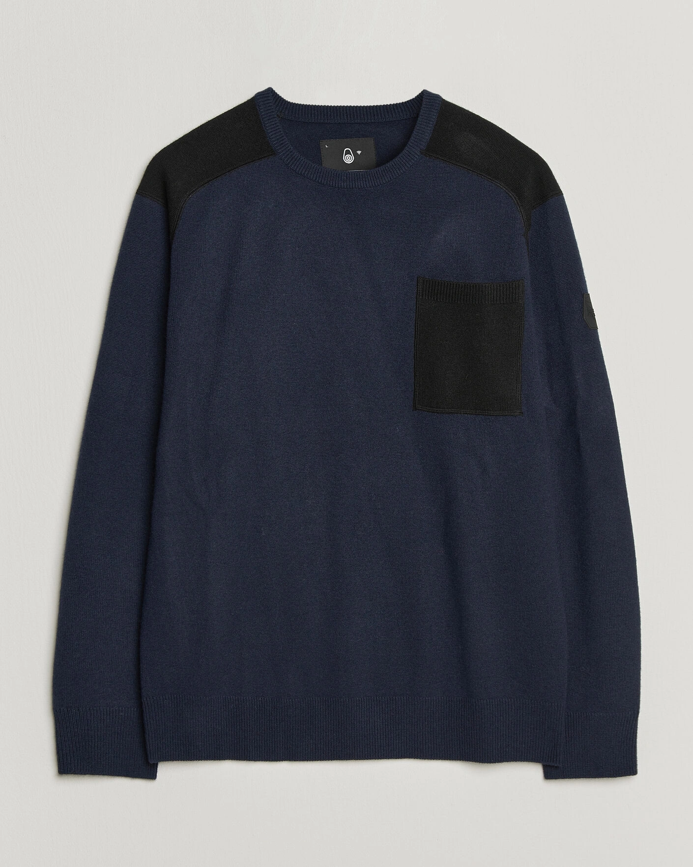 Herr | Tröjor | Sail Racing | Spine Wool Knitted Sweater Dark Navy