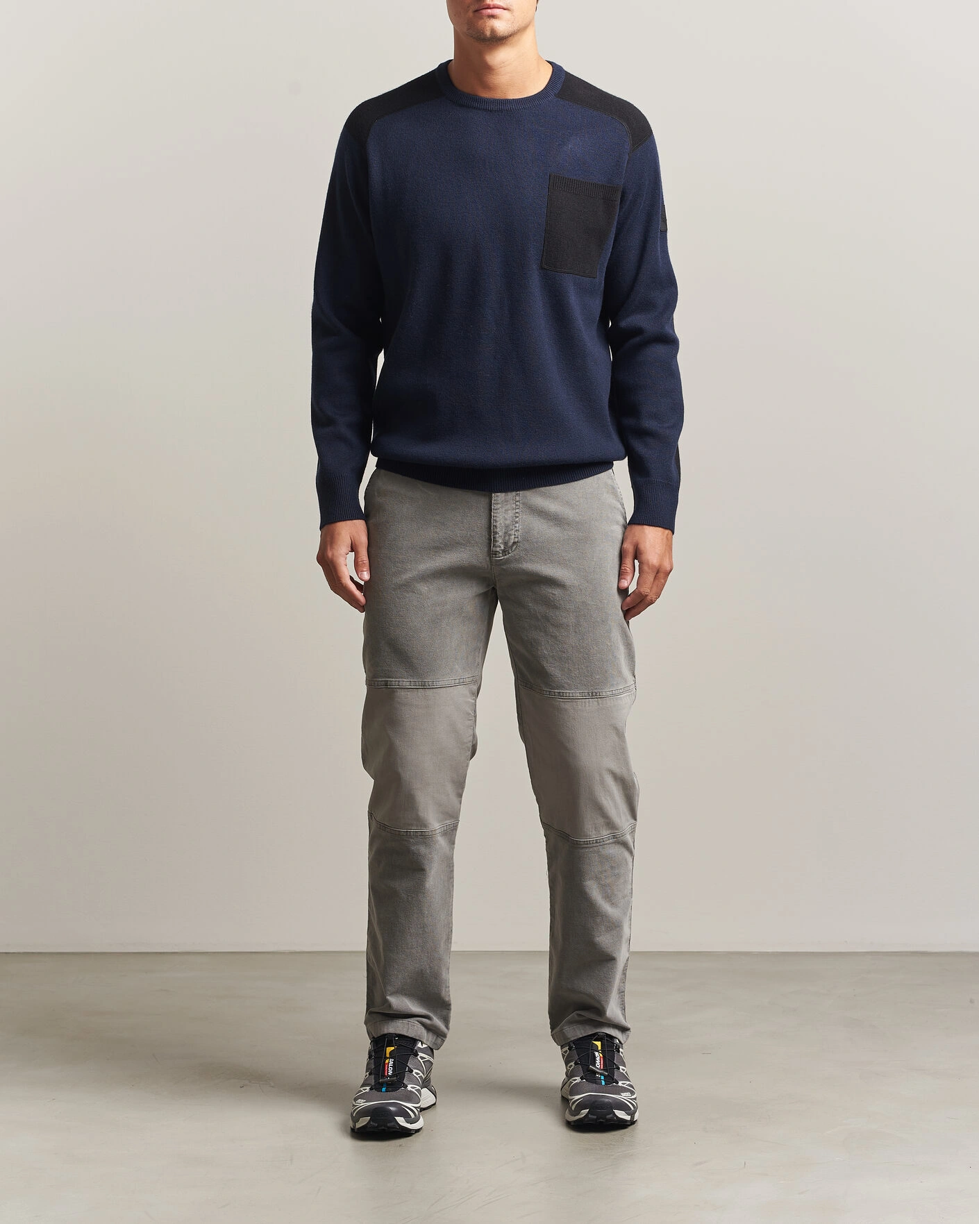 Herr | Tröjor | Sail Racing | Spine Wool Knitted Sweater Dark Navy