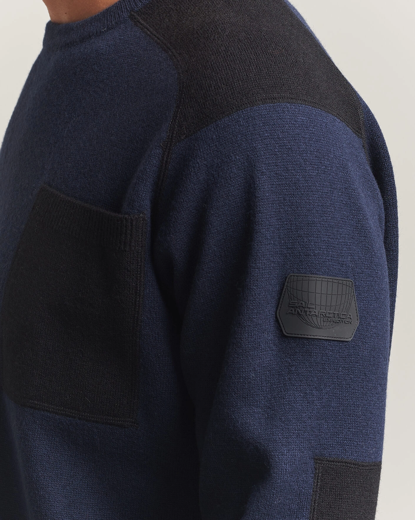 Herr | Tröjor | Sail Racing | Spine Wool Knitted Sweater Dark Navy