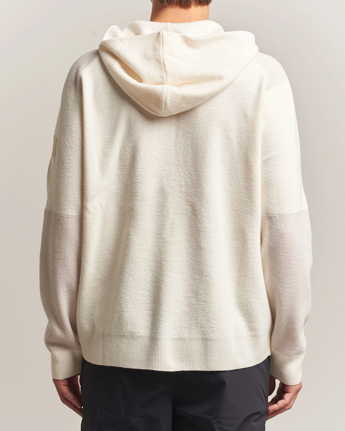 Herr | Tröjor | Sail Racing | Spine Wool Knitted Full Zip Hoodie Off White