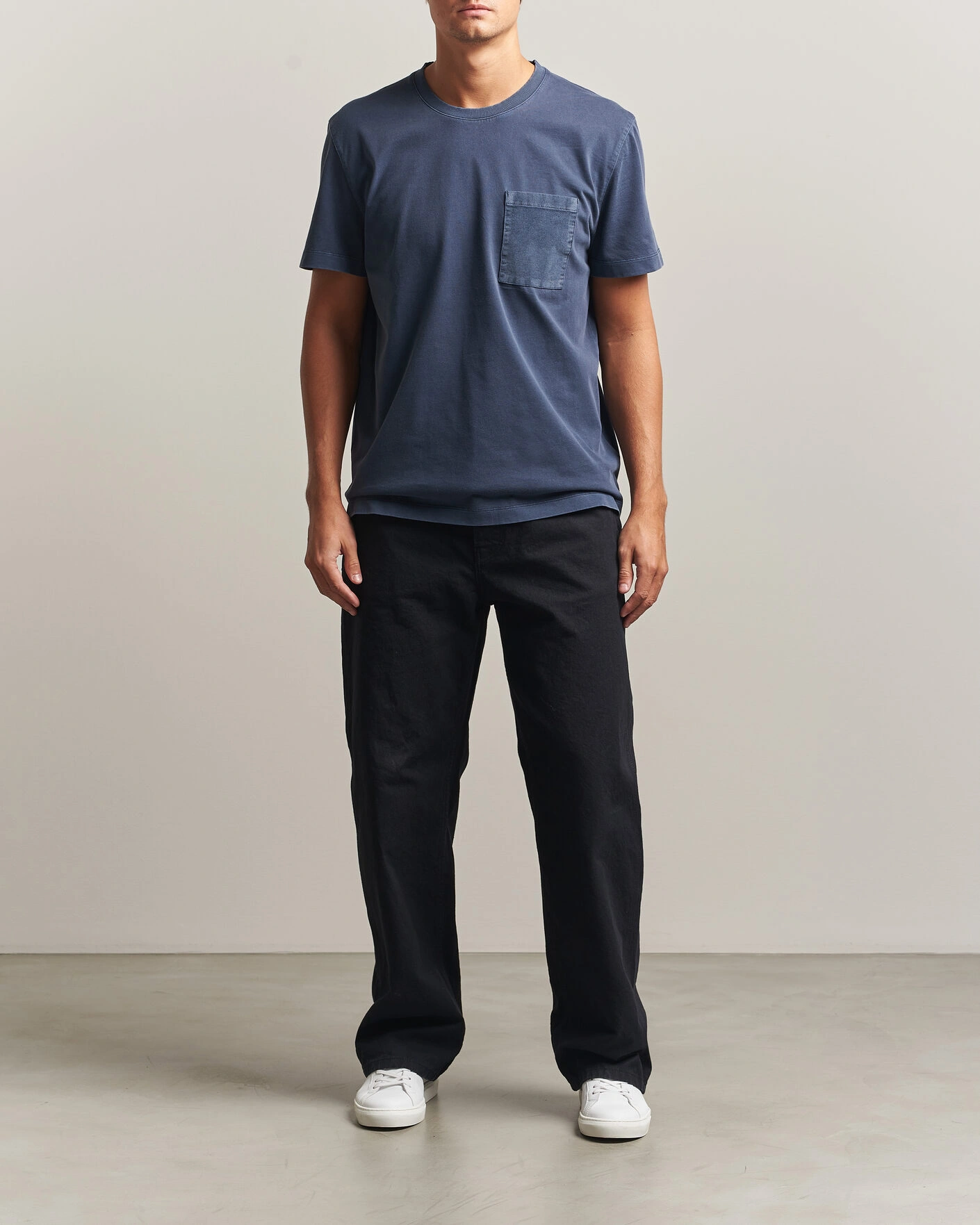 Herr | T-Shirts | Sail Racing | Grinder Corduroy T-Shirt Dark Navy