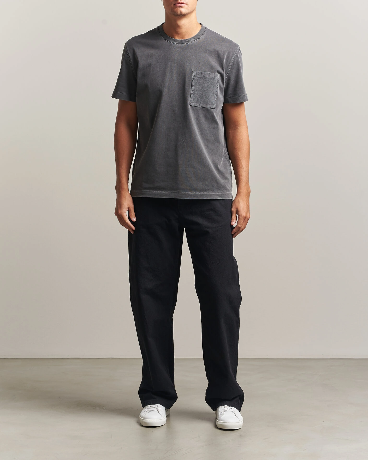 Herr | T-Shirts | Sail Racing | Grinder Corduroy T-Shirt Asphalt