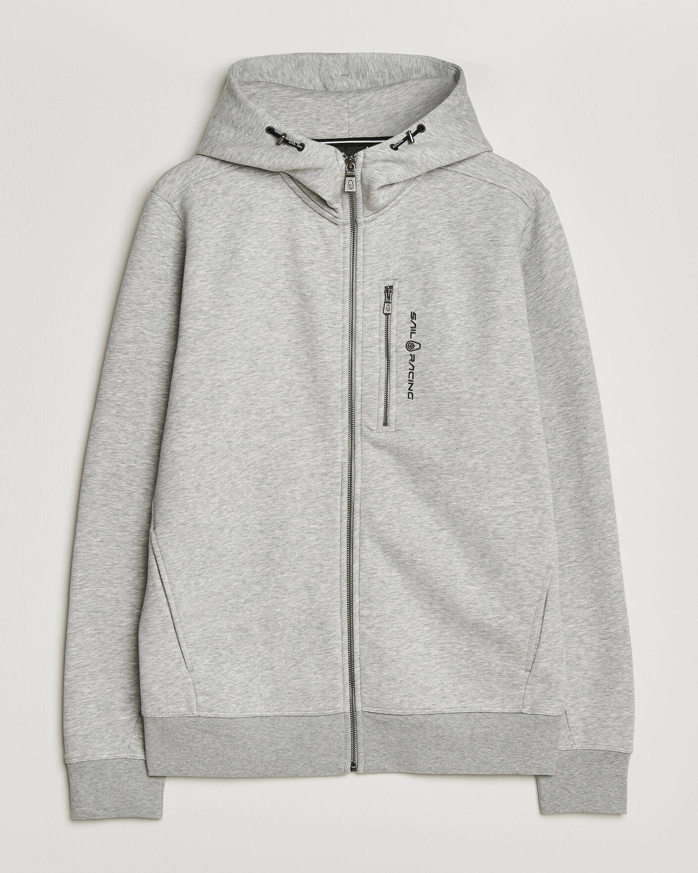 Herr | Tröjor | Sail Racing | Bowman Full Zip Hoodie Grey Melnage