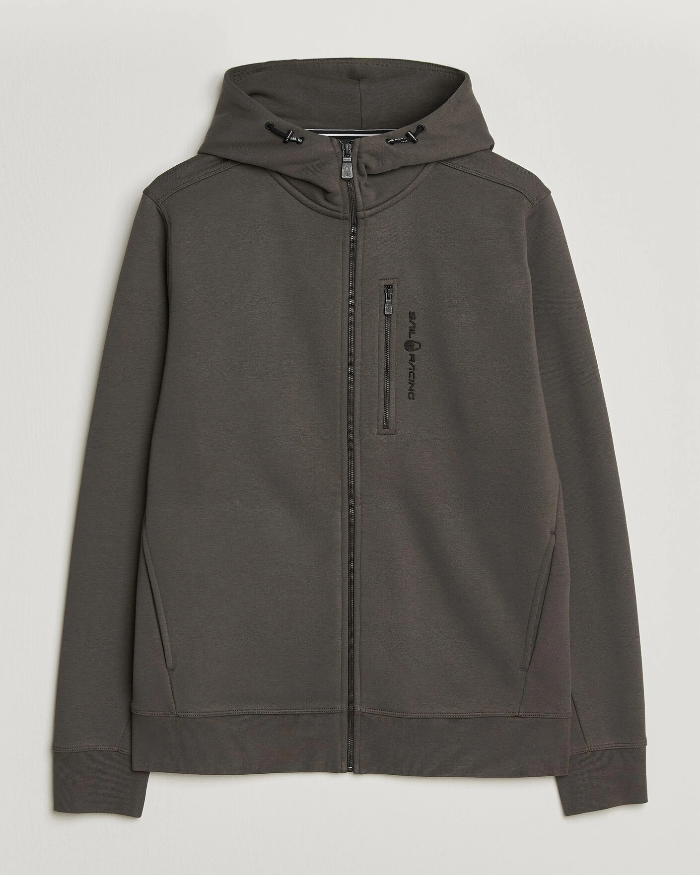 Herr | Tröjor | Sail Racing | Bowman Full Zip Hoodie Asphalt