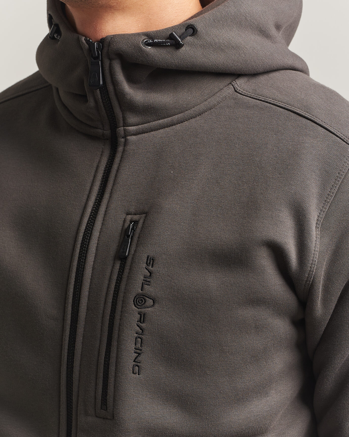 Herr | Tröjor | Sail Racing | Bowman Full Zip Hoodie Asphalt