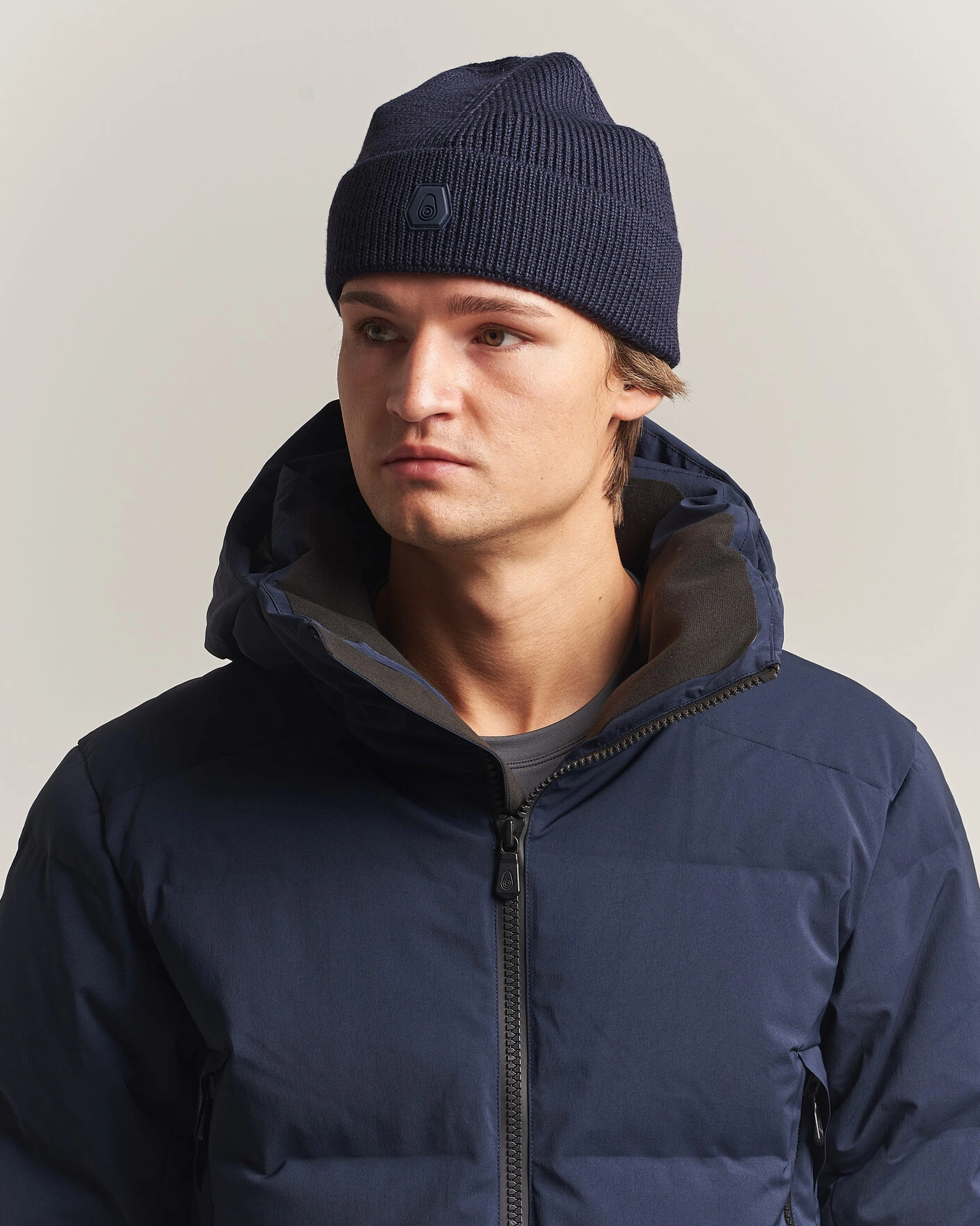 Herr | Mössor | Sail Racing | Bowman Wool Folded Beanie Dark Navy