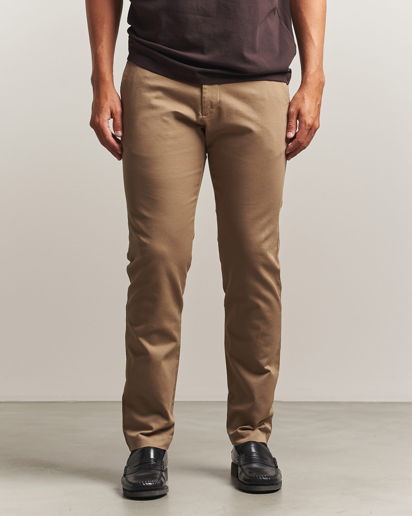 Herr | Byxor | NN07 | Theo Regular Fit Chinos Desert Clay
