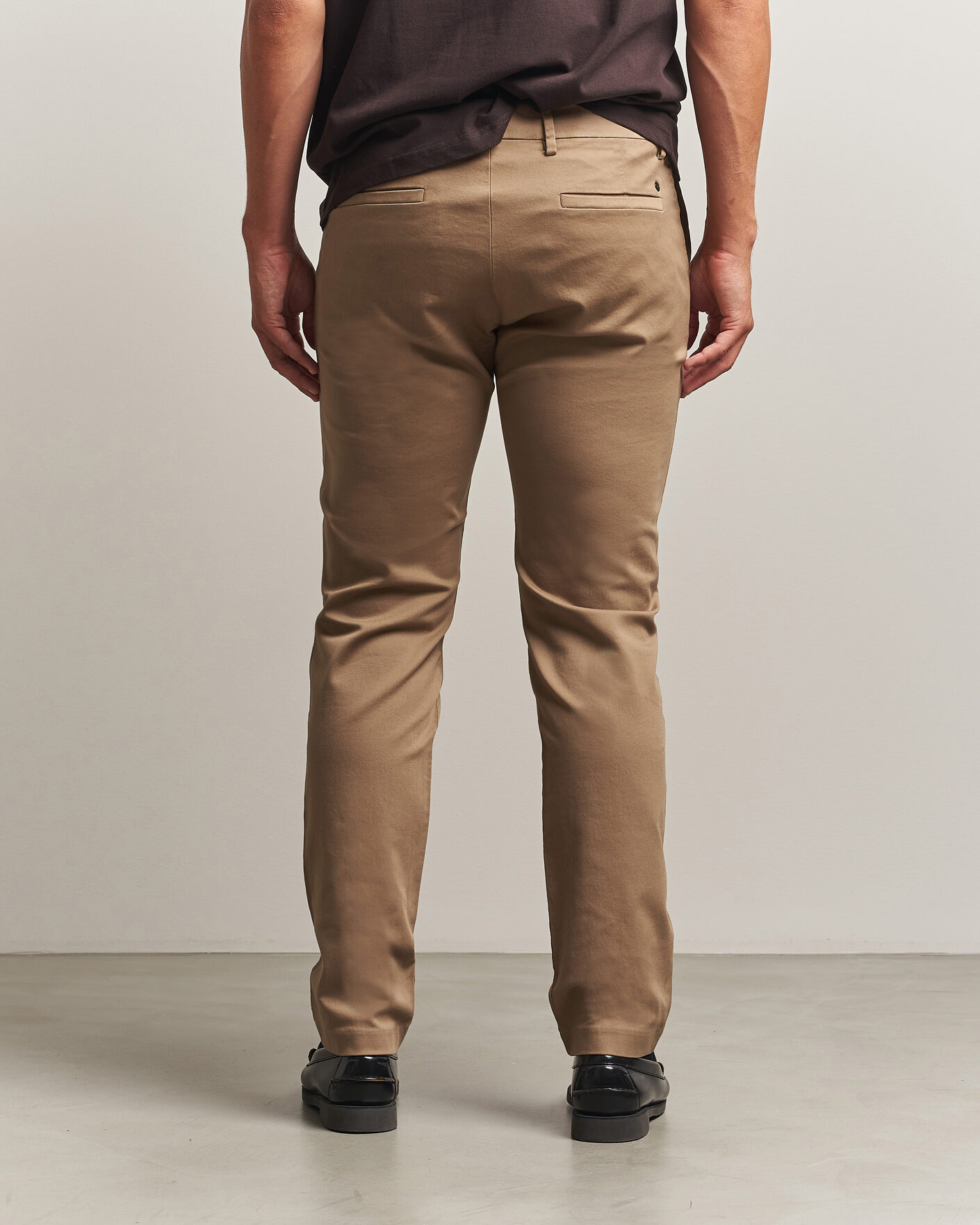 Herr | Byxor | NN07 | Theo Regular Fit Chinos Desert Clay