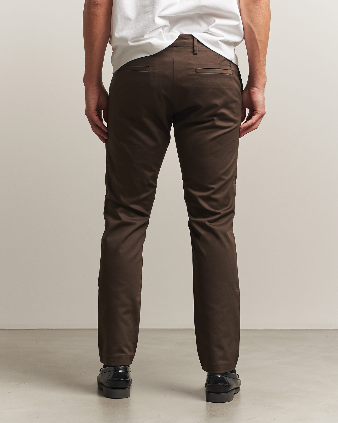 Herr | Byxor | NN07 | Theo Regular Fit Chinos Earthwood