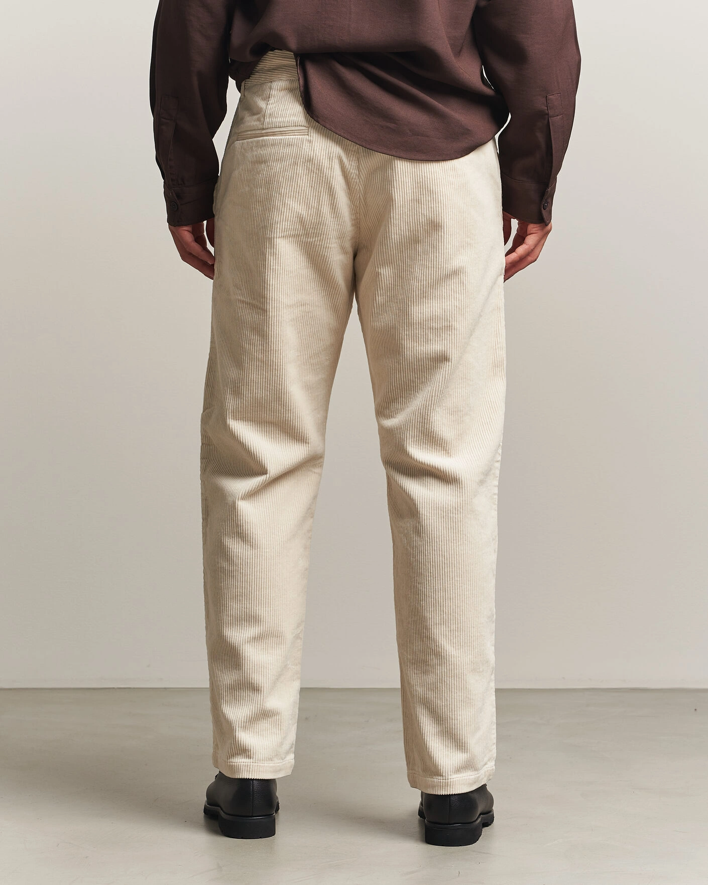 Herr | Byxor | NN07 | Aden Regular Fit Corduroy Chinos Ivory