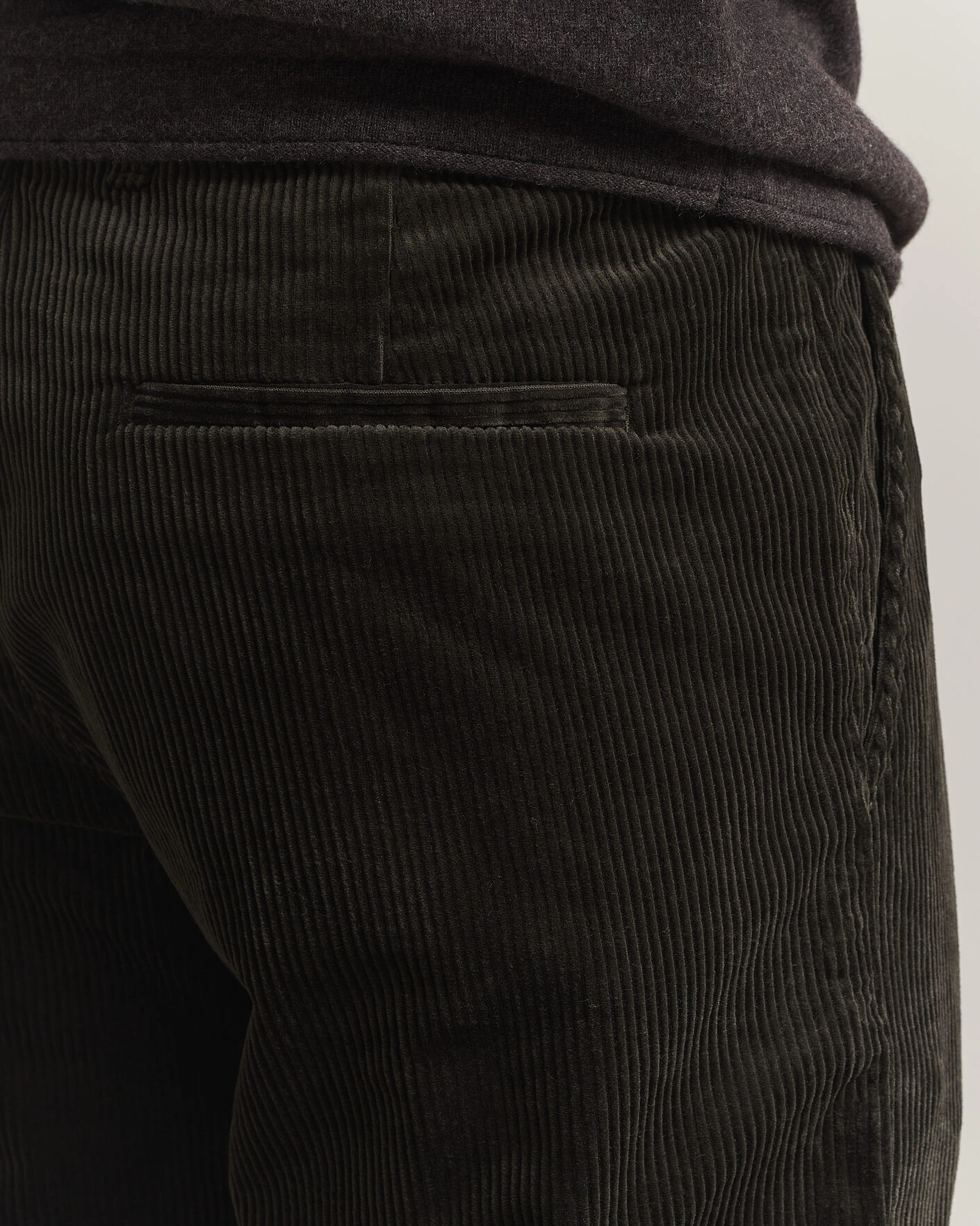 Herr | Byxor | NN07 | Aden Regular Fit Corduroy Chinos Dark Army