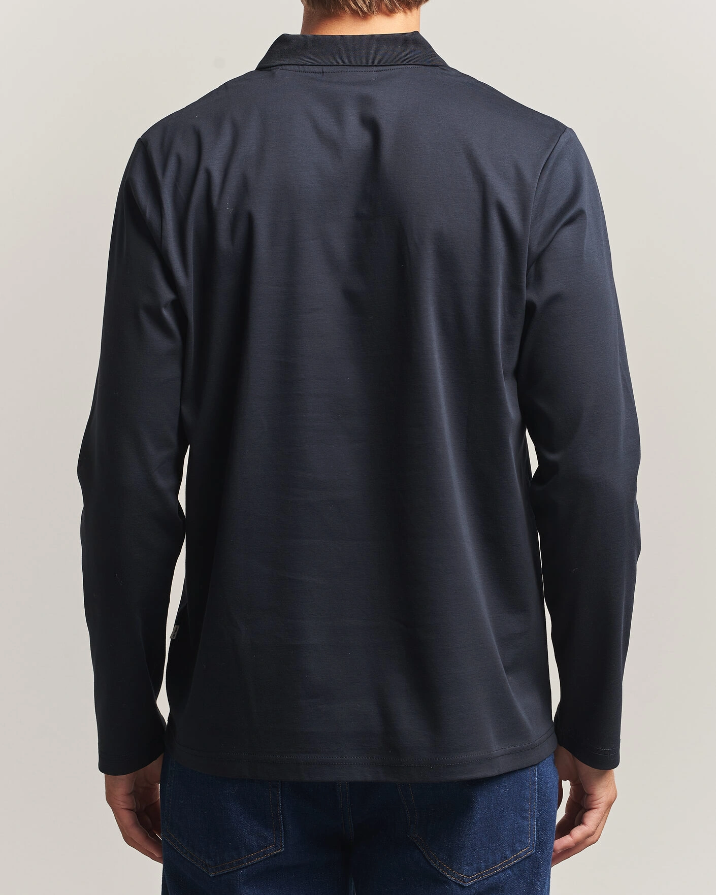 Herr | Pikéer | NN07 | Paul Long Sleeve Polo Deep Navy