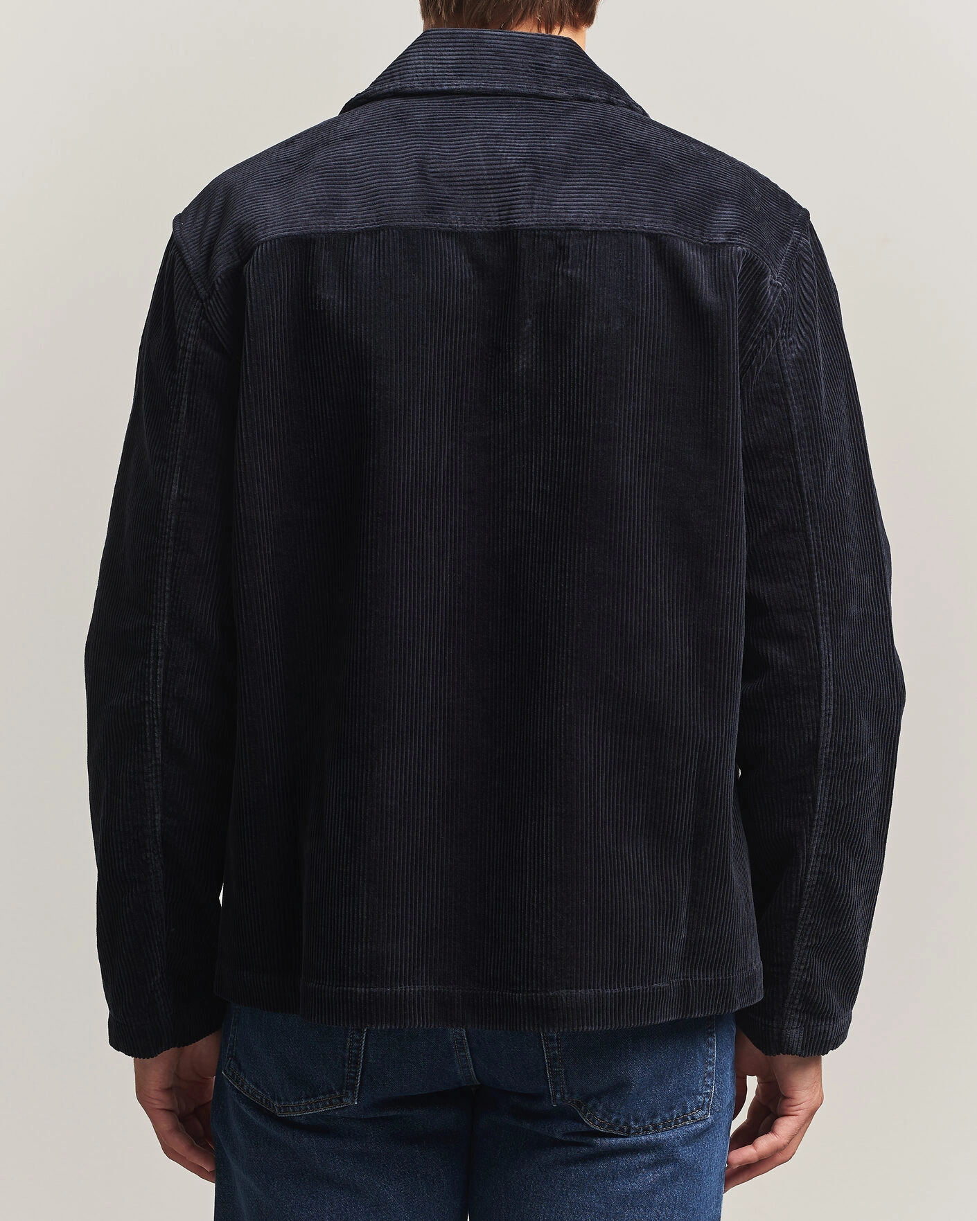 Herr | Skjortor | NN07 | Morgan Corduroy Overshirt Deep Navy