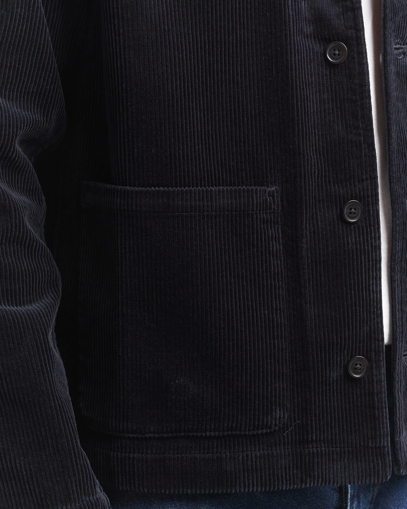 Herr | Skjortor | NN07 | Morgan Corduroy Overshirt Deep Navy