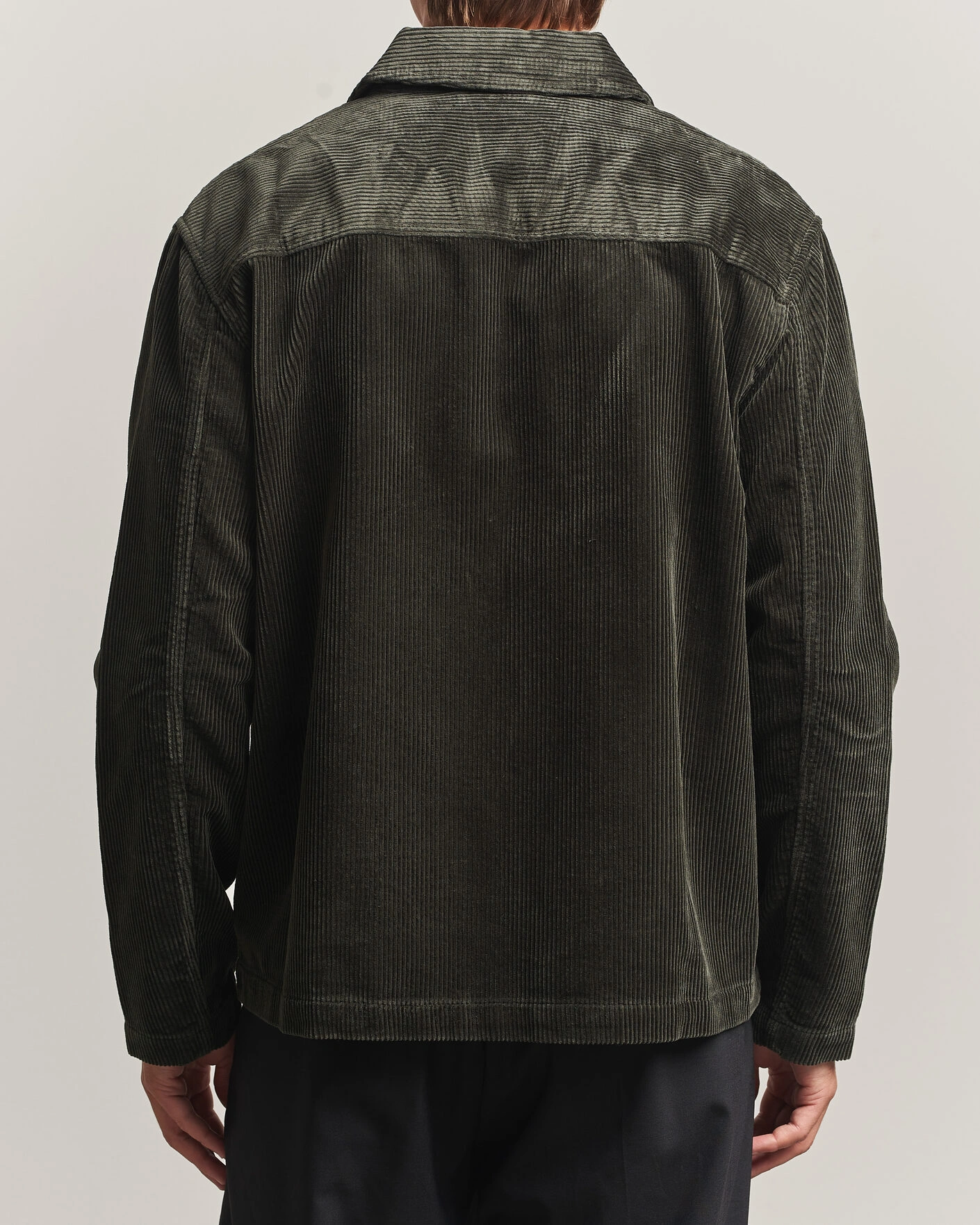 Herr | Skjortor | NN07 | Morgan Corduroy Overshirt Dark Army