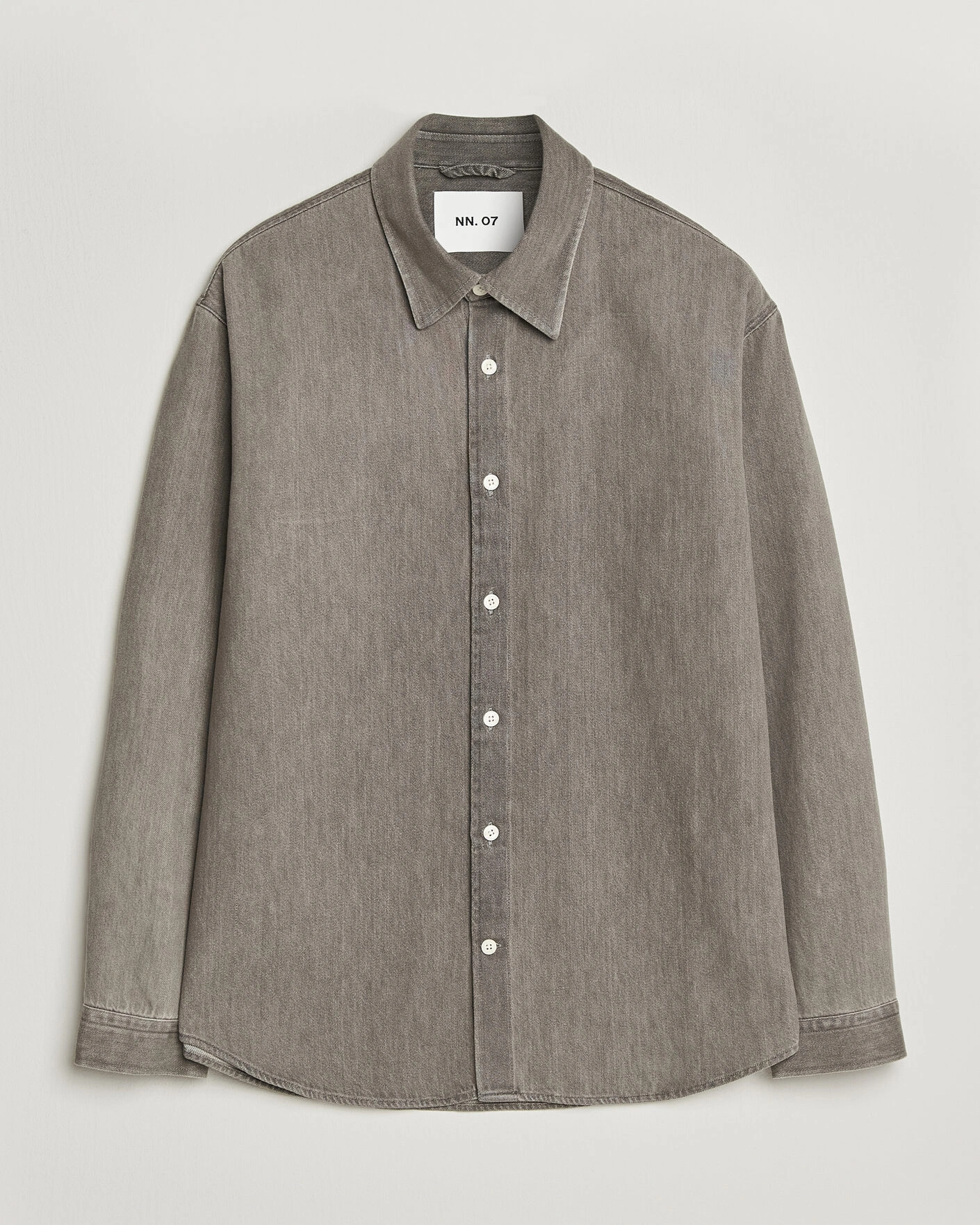 Herr |  | NN07 | Casper Denim Overshirt Grey
