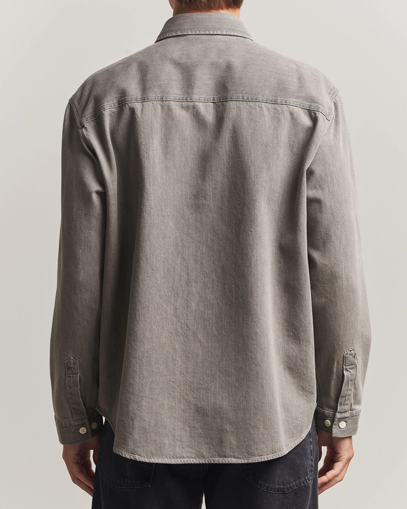 Herr | Skjortor | NN07 | Casper Denim Overshirt Grey