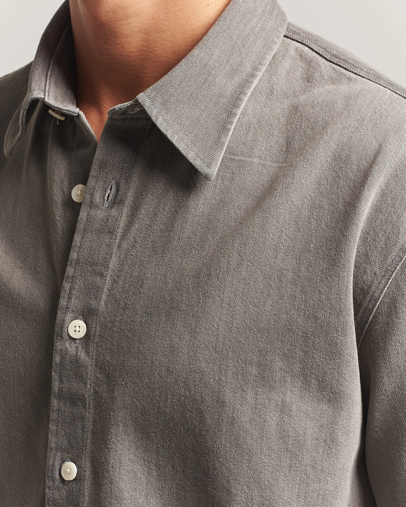 Herr | Skjortor | NN07 | Casper Denim Overshirt Grey