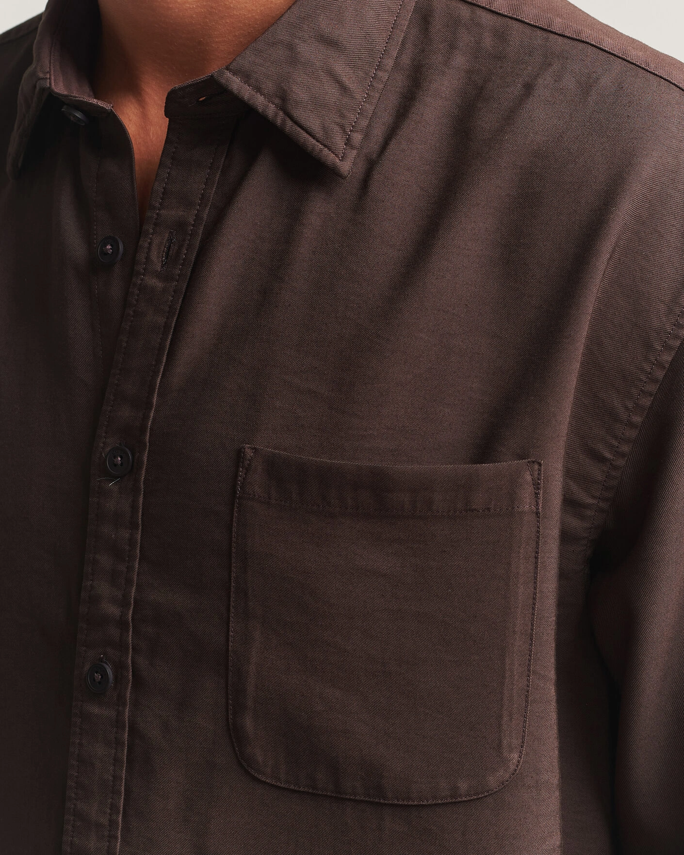 Herr | Skjortor | NN07 | Deon Viscose Shirt Deep Truffle