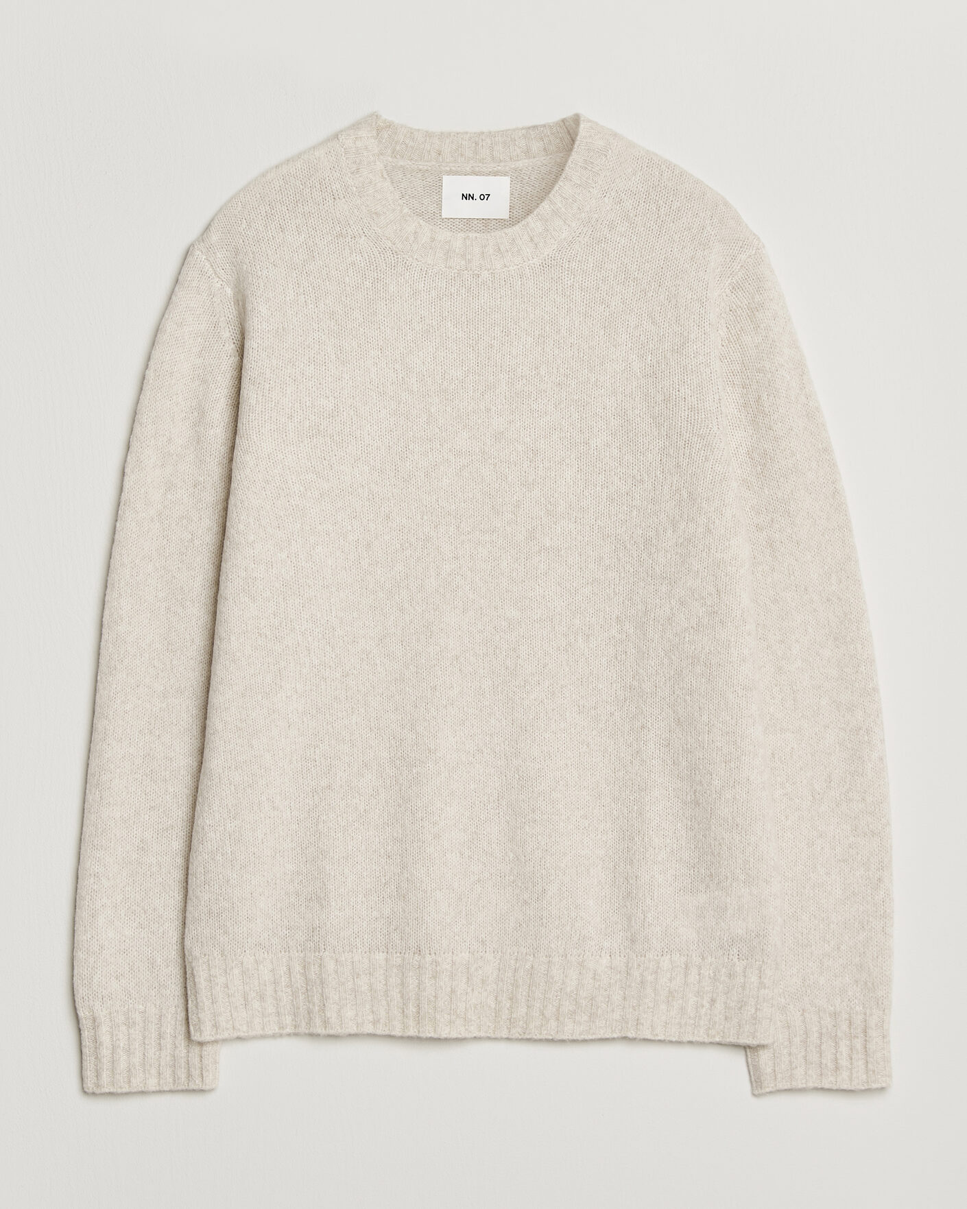 Herr | Tröjor | NN07 | Lee Wool Knitted Sweater Ivory