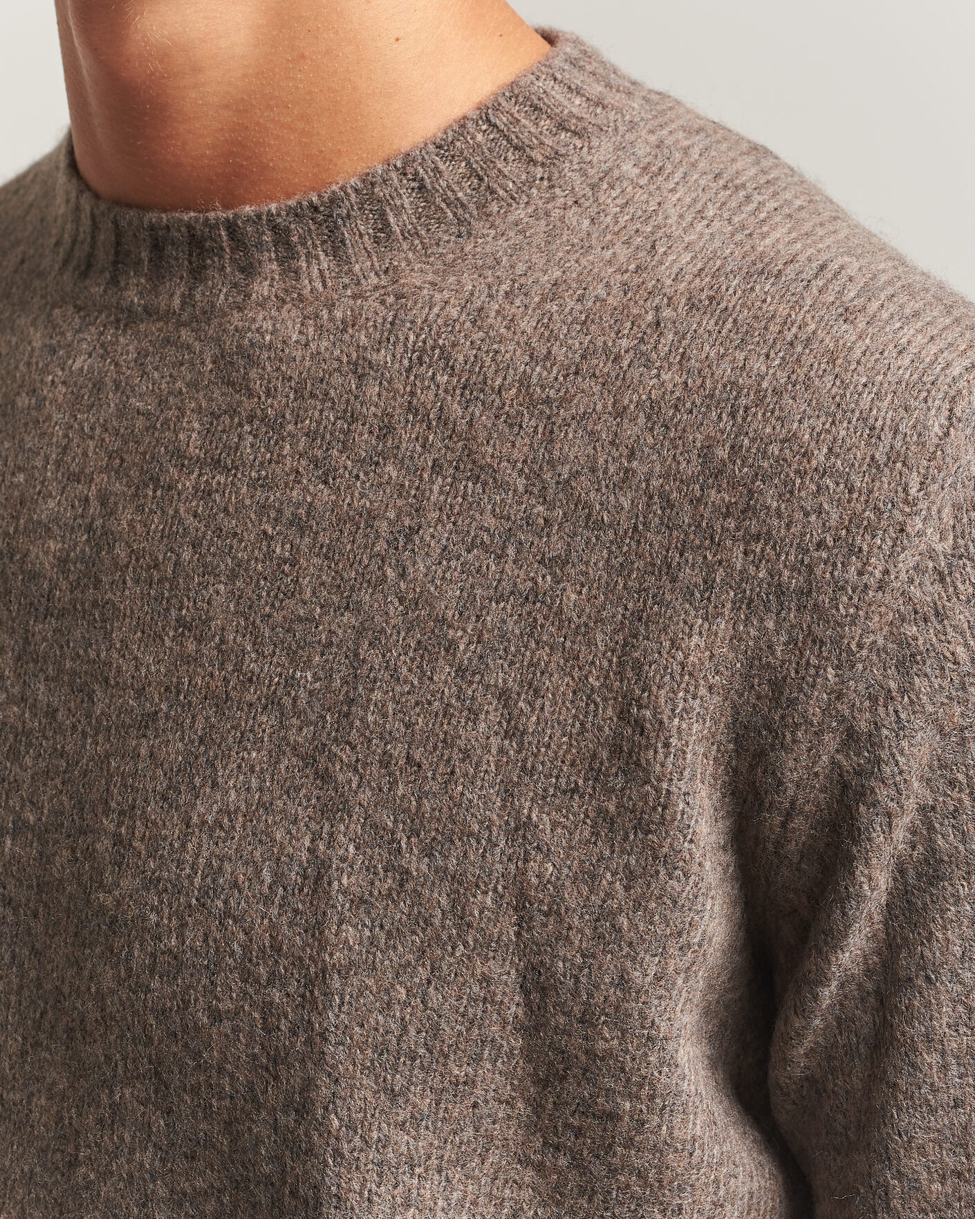 Herr | Tröjor | NN07 | Lee Wool Knitted Sweater Tarmac