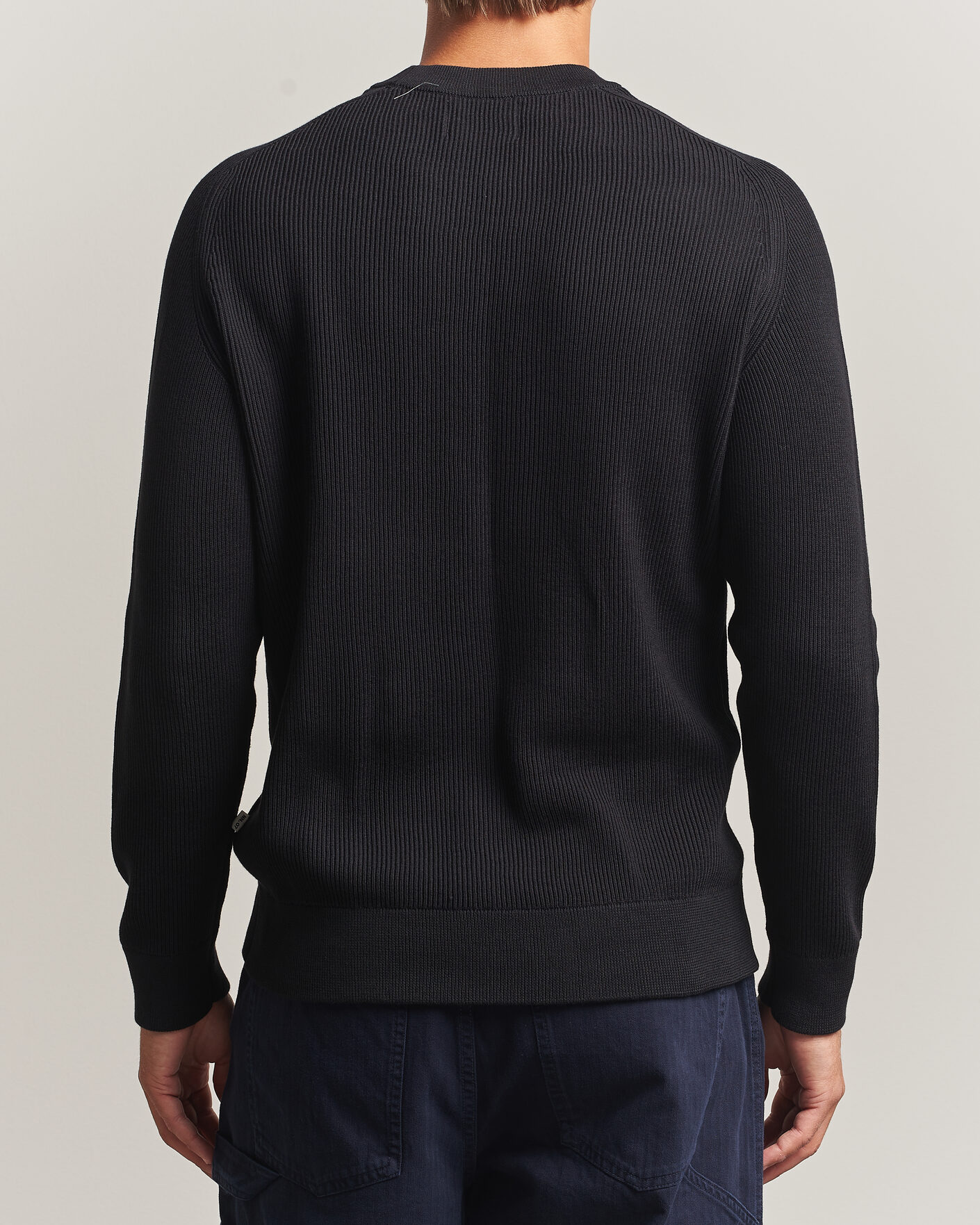 Herr | Tröjor | NN07 | Kevin Cotton Knitted Sweater Black