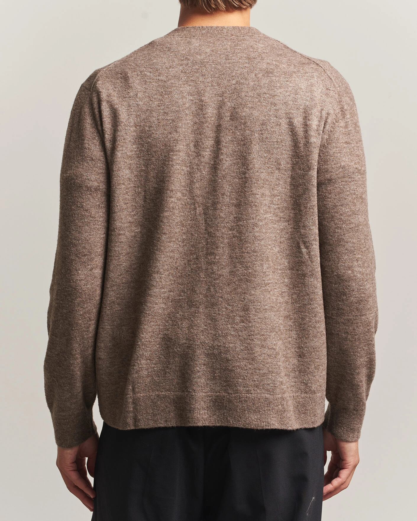 Herr | Tröjor | NN07 | Gavin Brushed Wool Knitted Cardigan Desert Clay